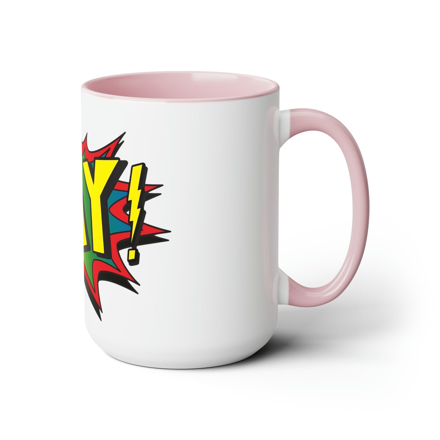 GAY! Two-Tone Coffee Mugs, 15oz