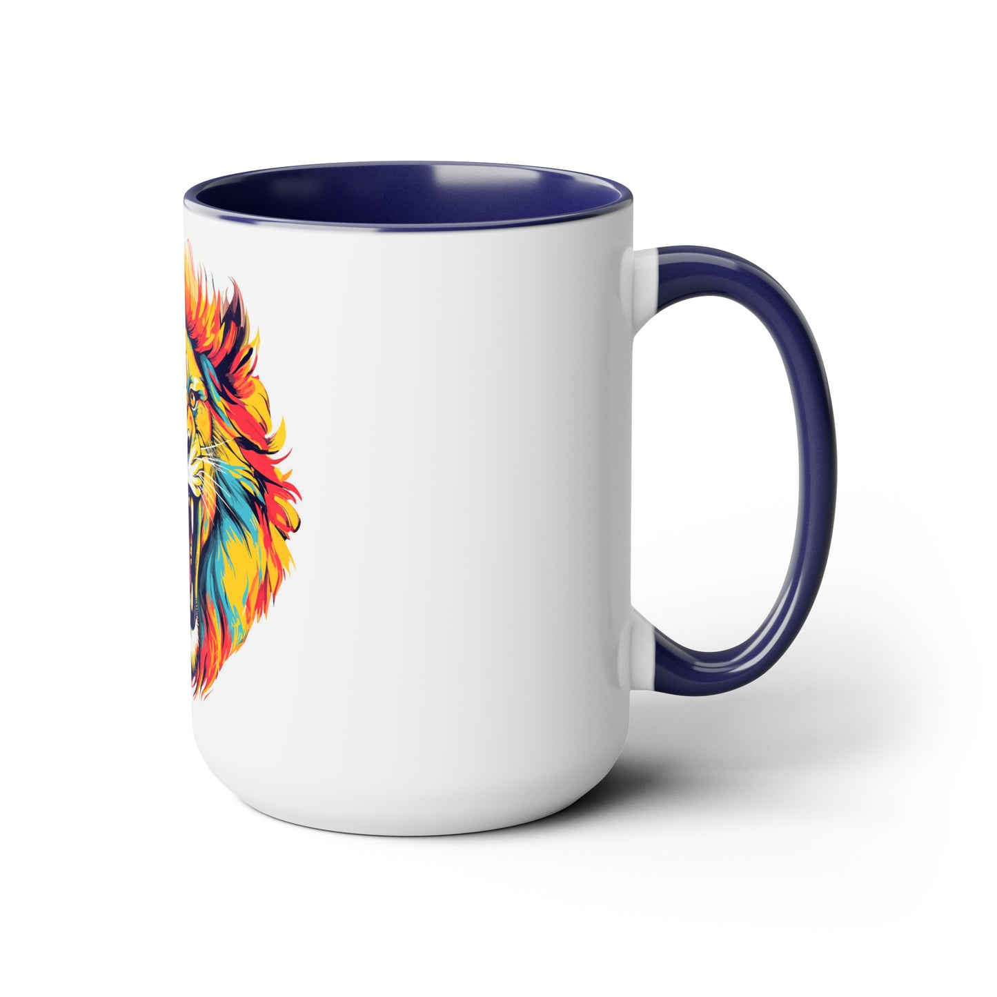 Lion PRIDE Two-Tone Coffee Mugs, 15oz