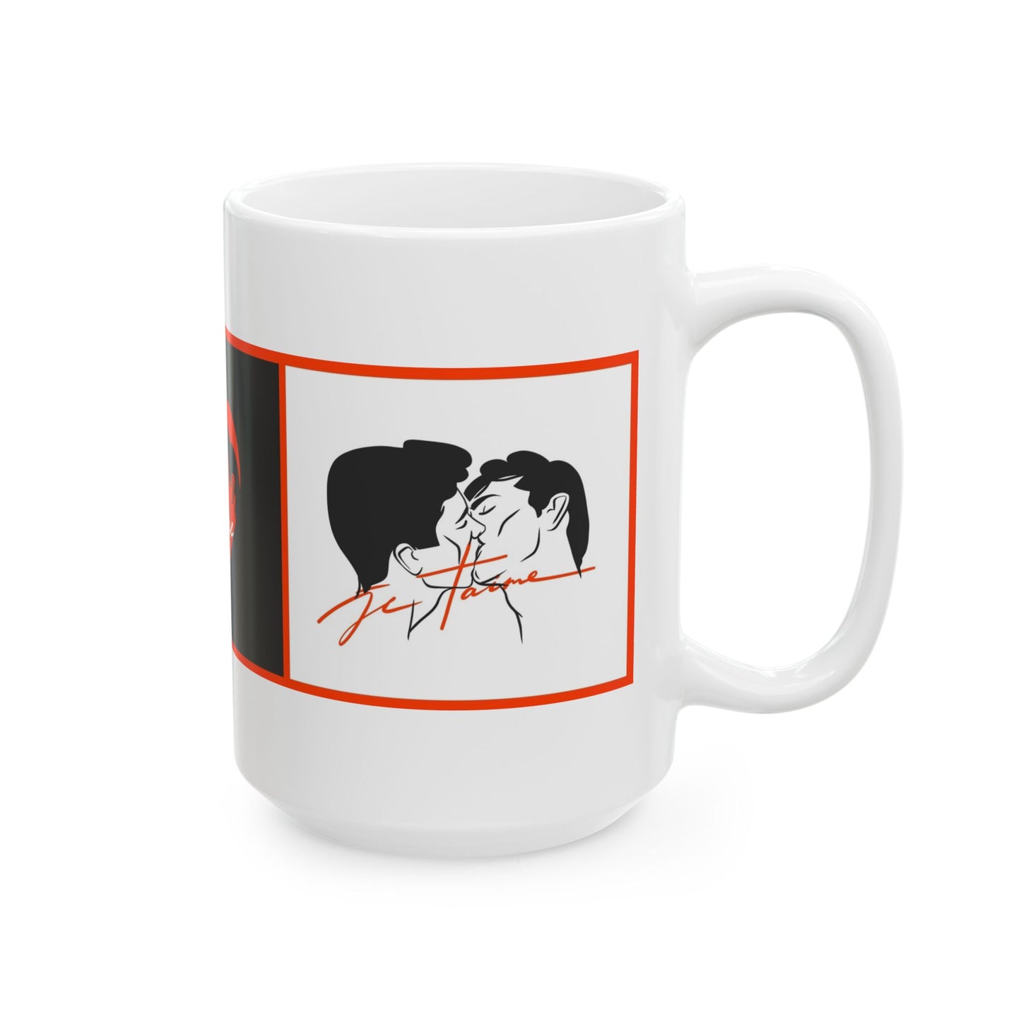 Kiss Me Ceramic Mug, (15oz)
