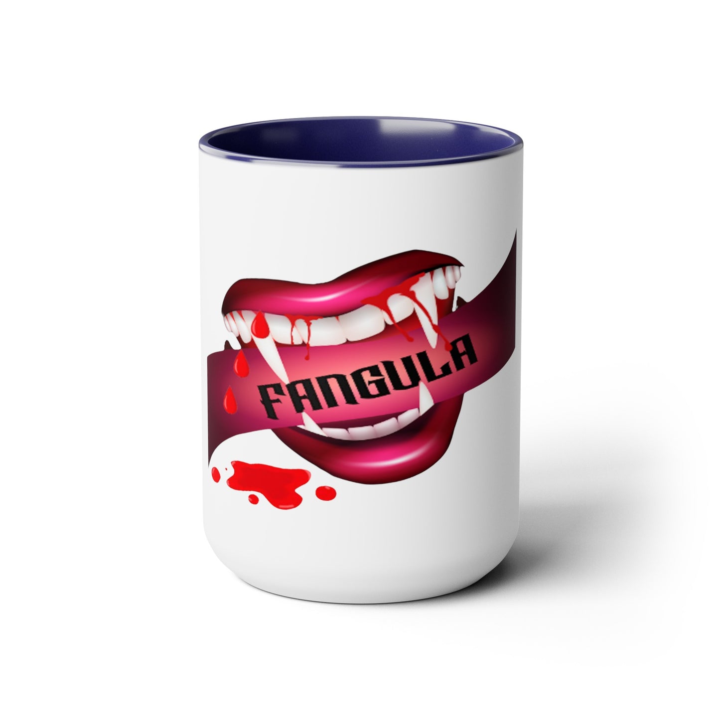 Fangula 1 Two-Tone Coffee Mugs, 15oz