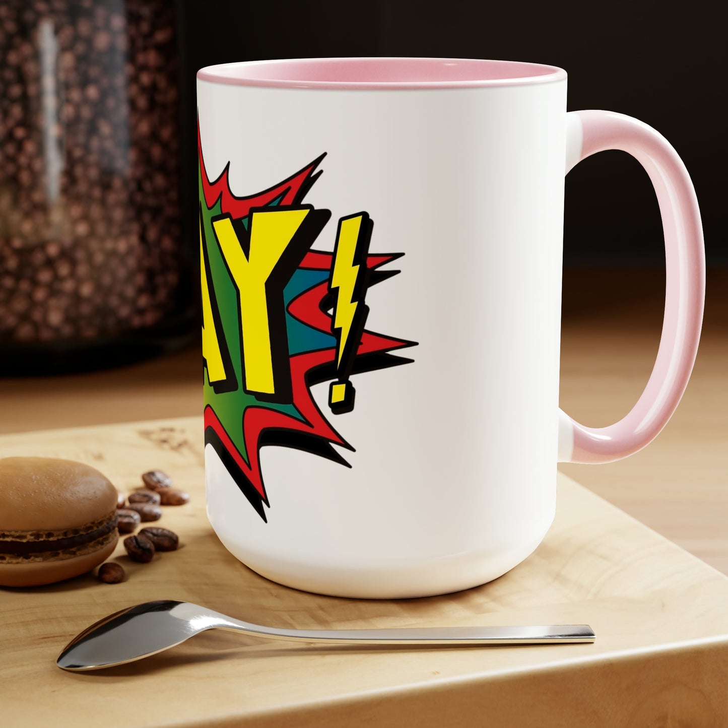 GAY! Two-Tone Coffee Mugs, 15oz