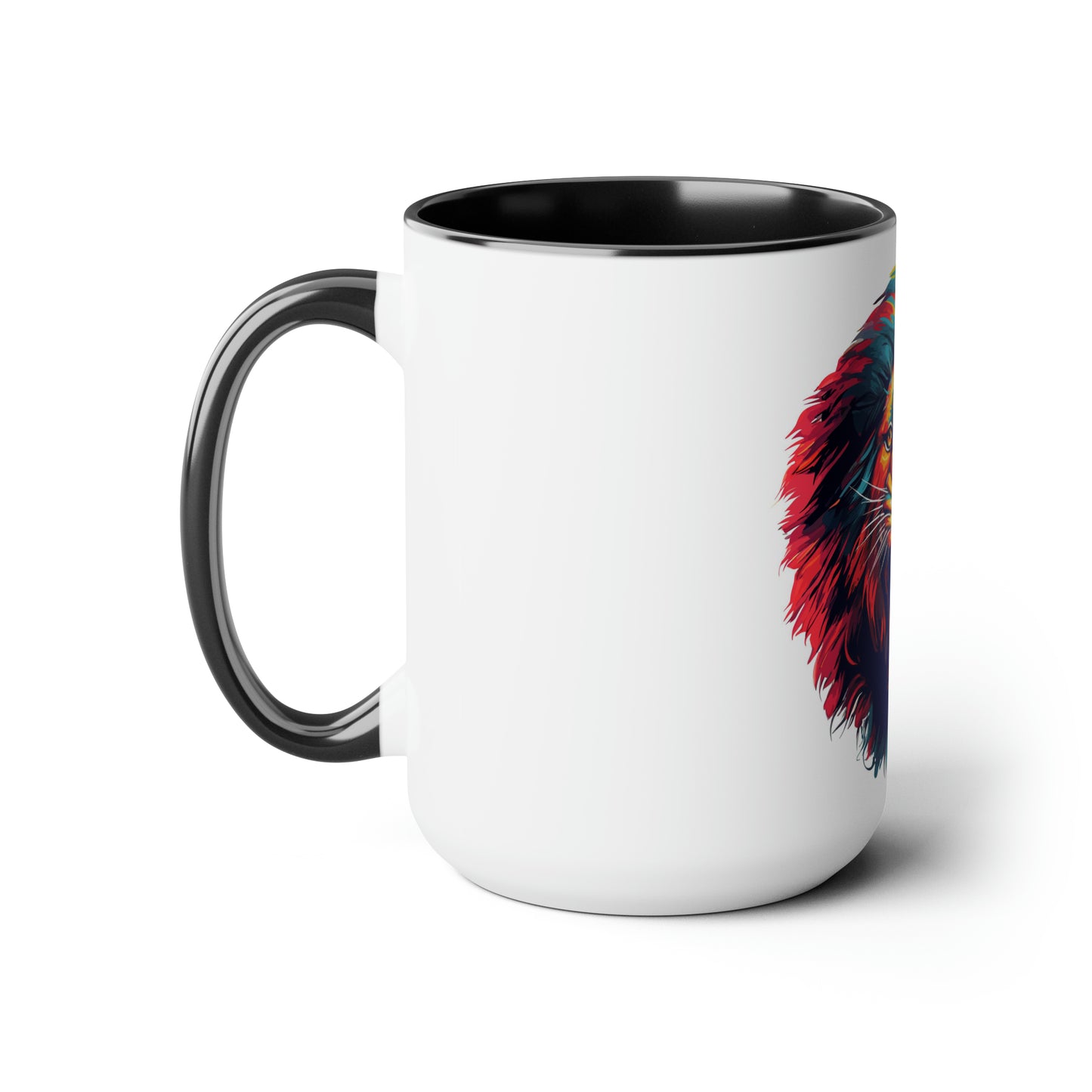Lion PRIDE Two-Tone Coffee Mugs, 15oz