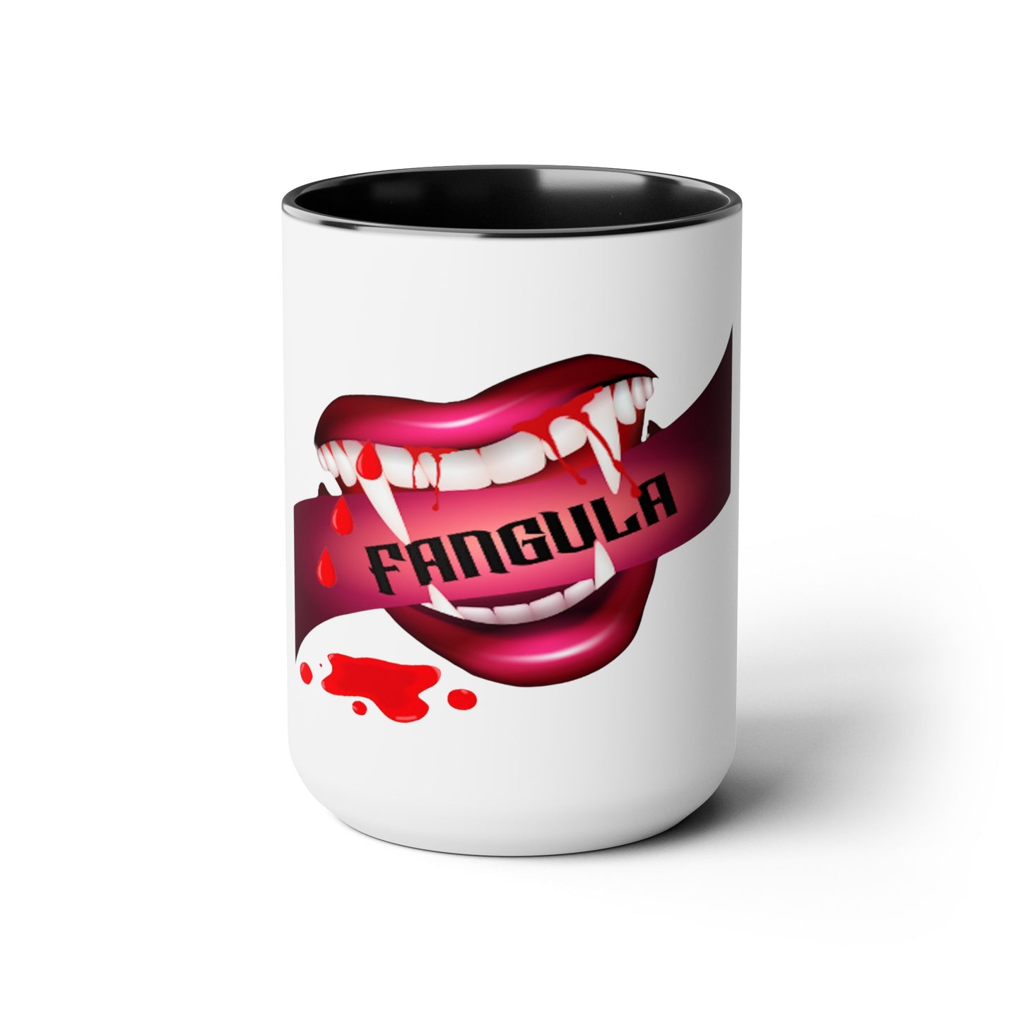 Fangula 1 Two-Tone Coffee Mugs, 15oz