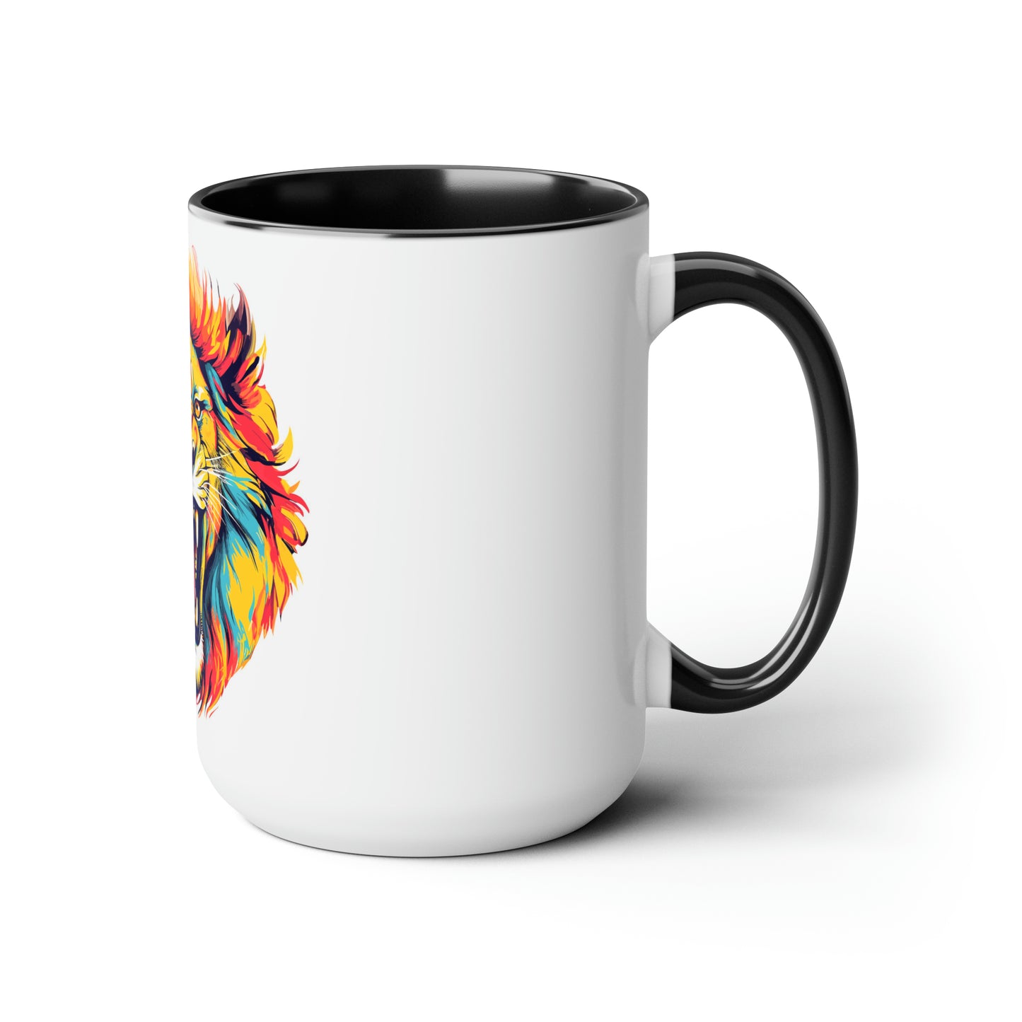 Lion PRIDE Two-Tone Coffee Mugs, 15oz