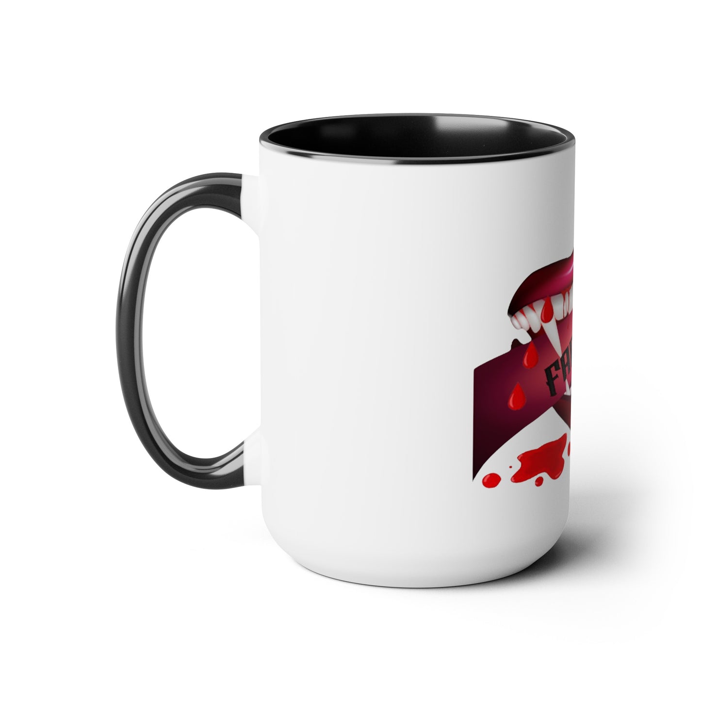 Fangula 1 Two-Tone Coffee Mugs, 15oz