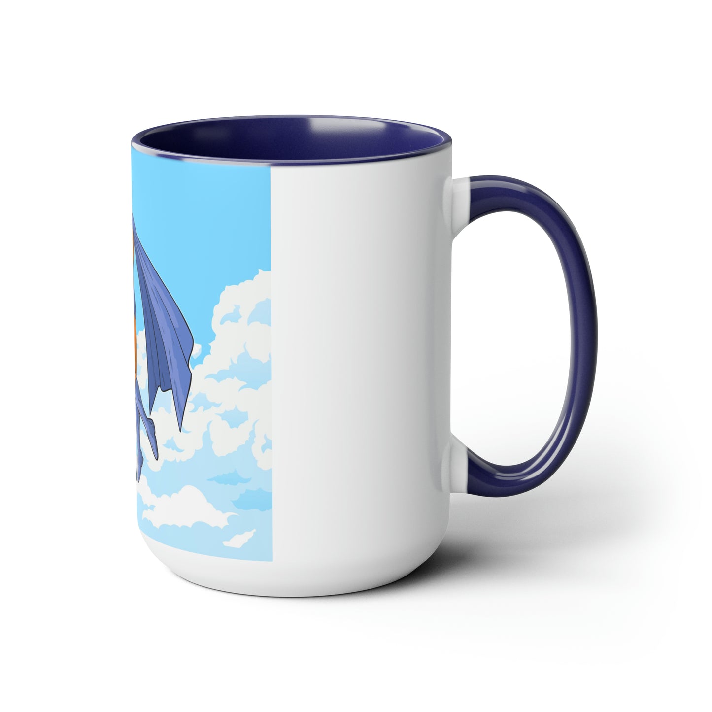Two-Tone Coffee Mugs, 15oz - A Kiss in the Sky