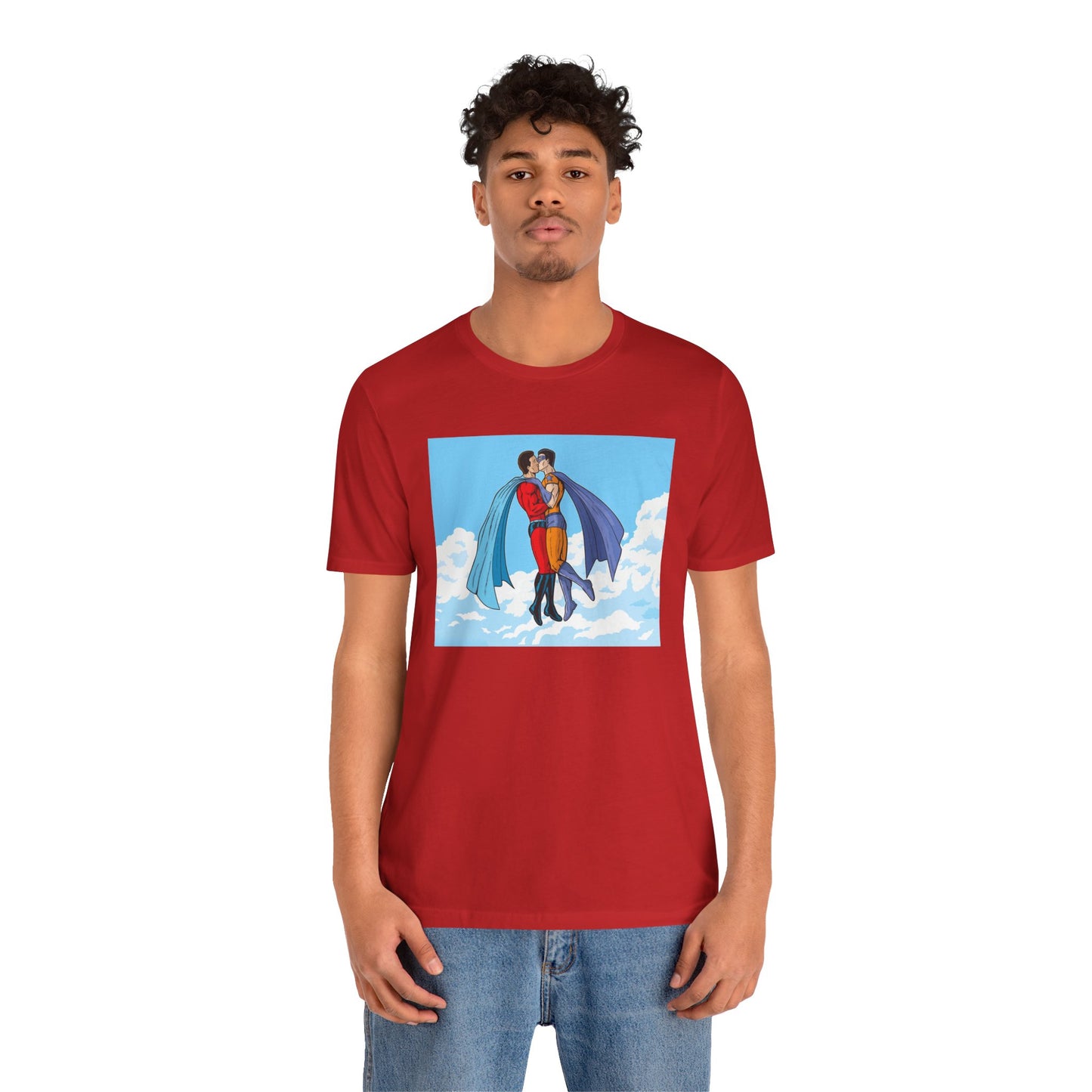 Kiss in the Sky Unisex Jersey Short Sleeve Tee