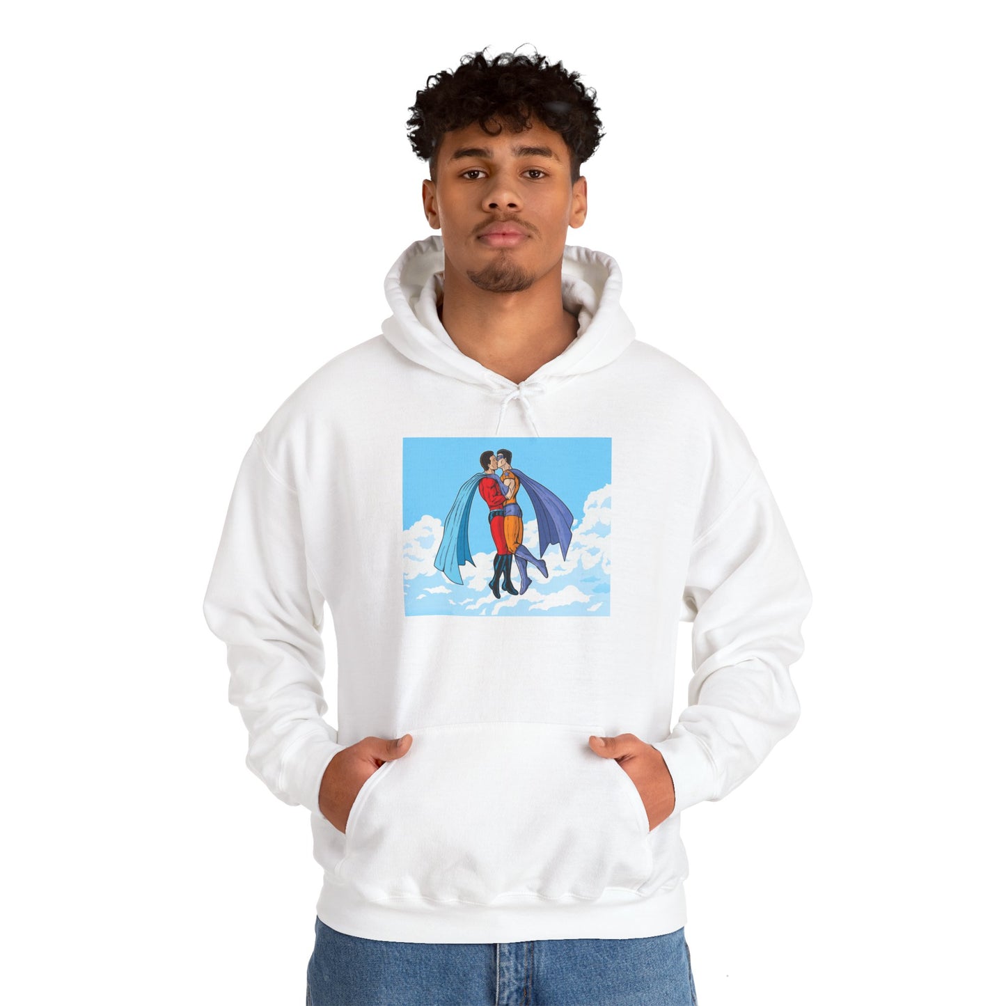 Kiss in the Sky Unisex Heavy Blend™ Hooded Sweatshirt