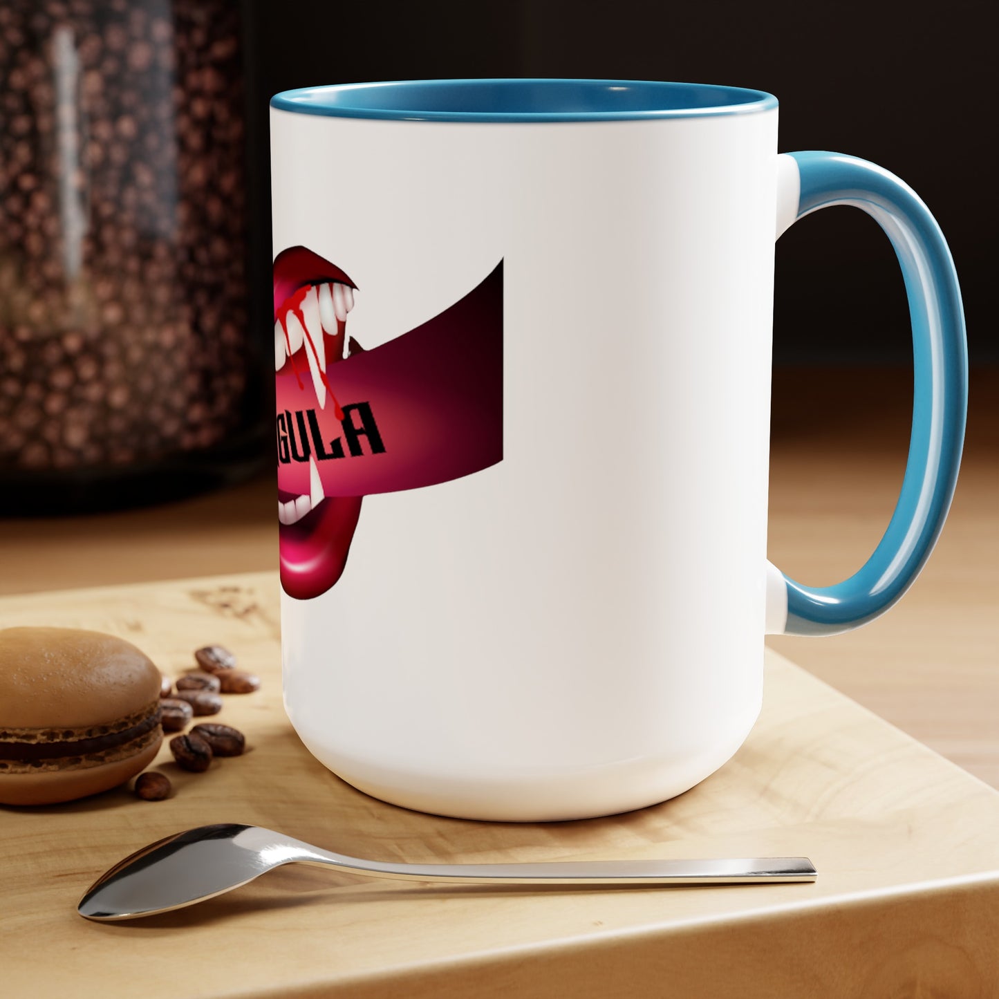 Fangula 1 Two-Tone Coffee Mugs, 15oz