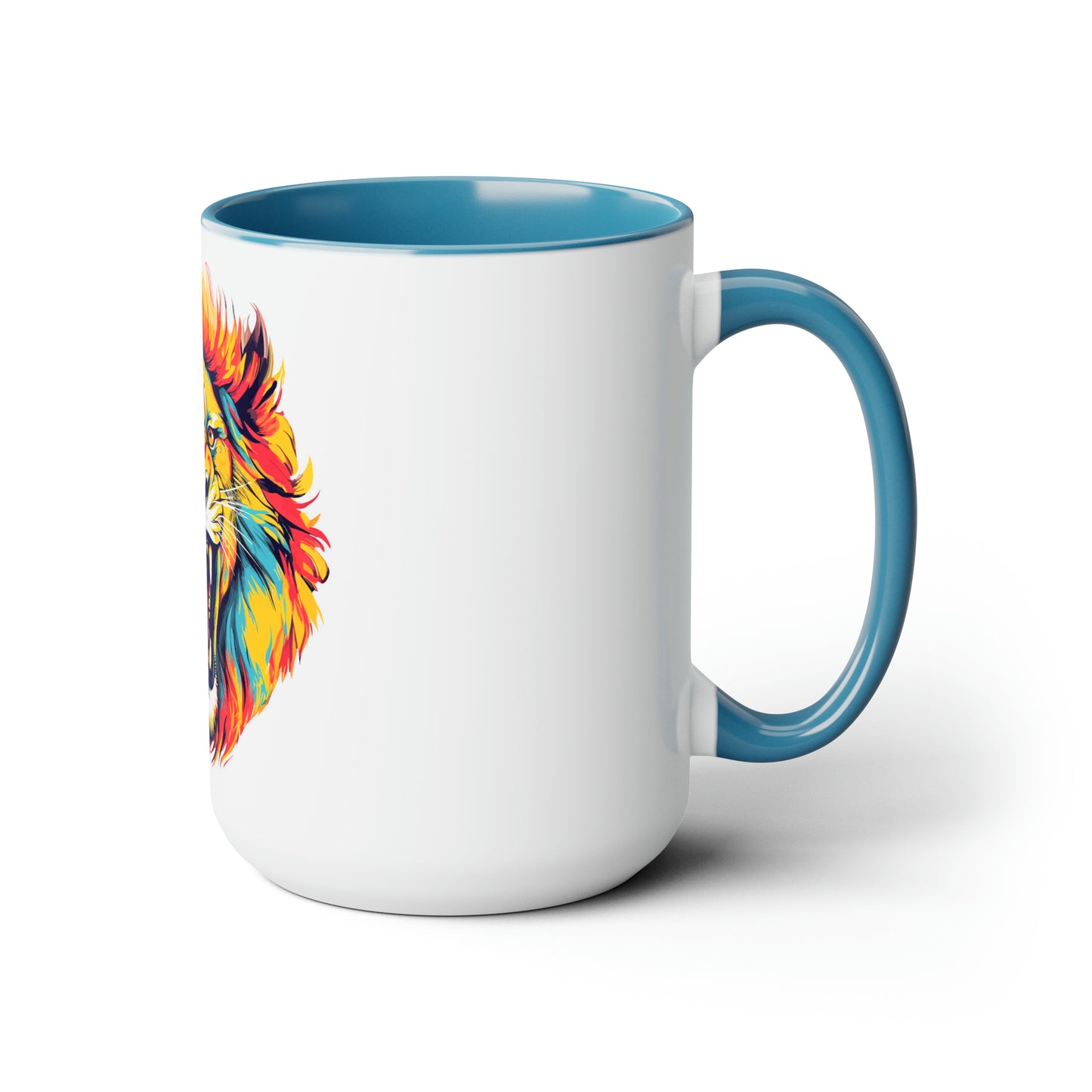 Lion PRIDE Two-Tone Coffee Mugs, 15oz