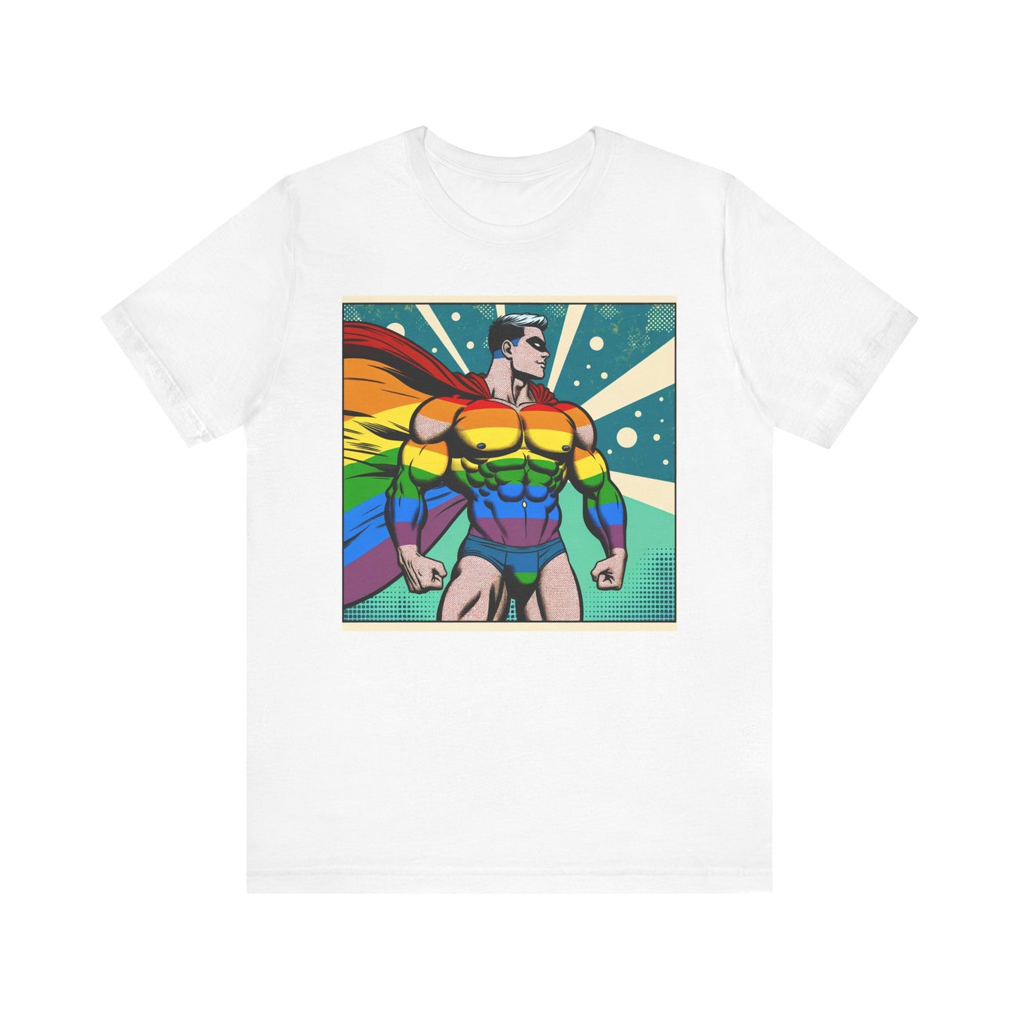 Gay Superhero Unisex Short Sleeve Tee