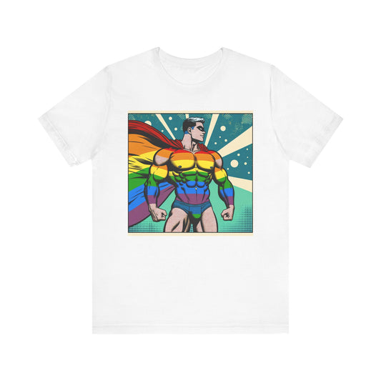 Gay Superhero Unisex Short Sleeve Tee