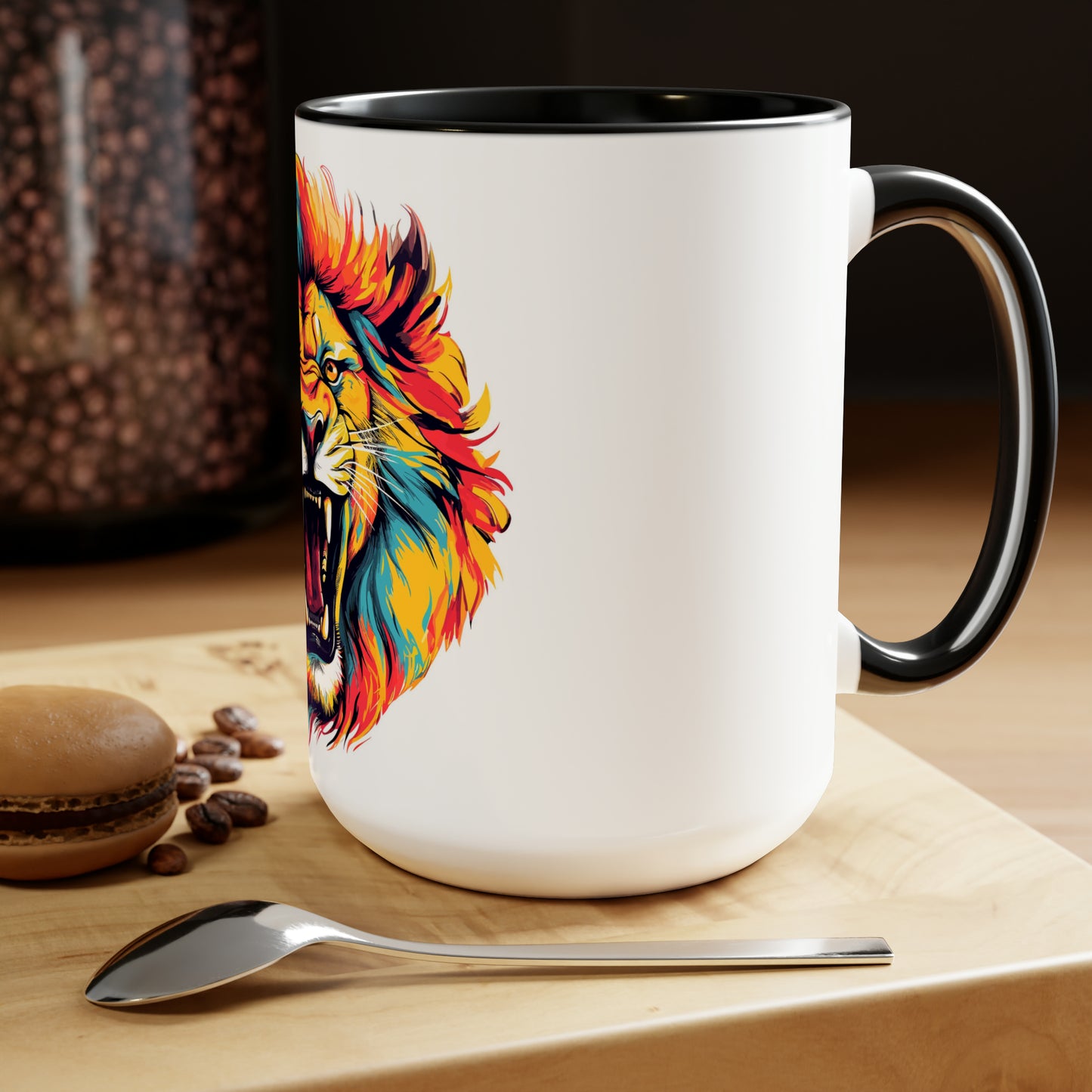 Lion PRIDE Two-Tone Coffee Mugs, 15oz