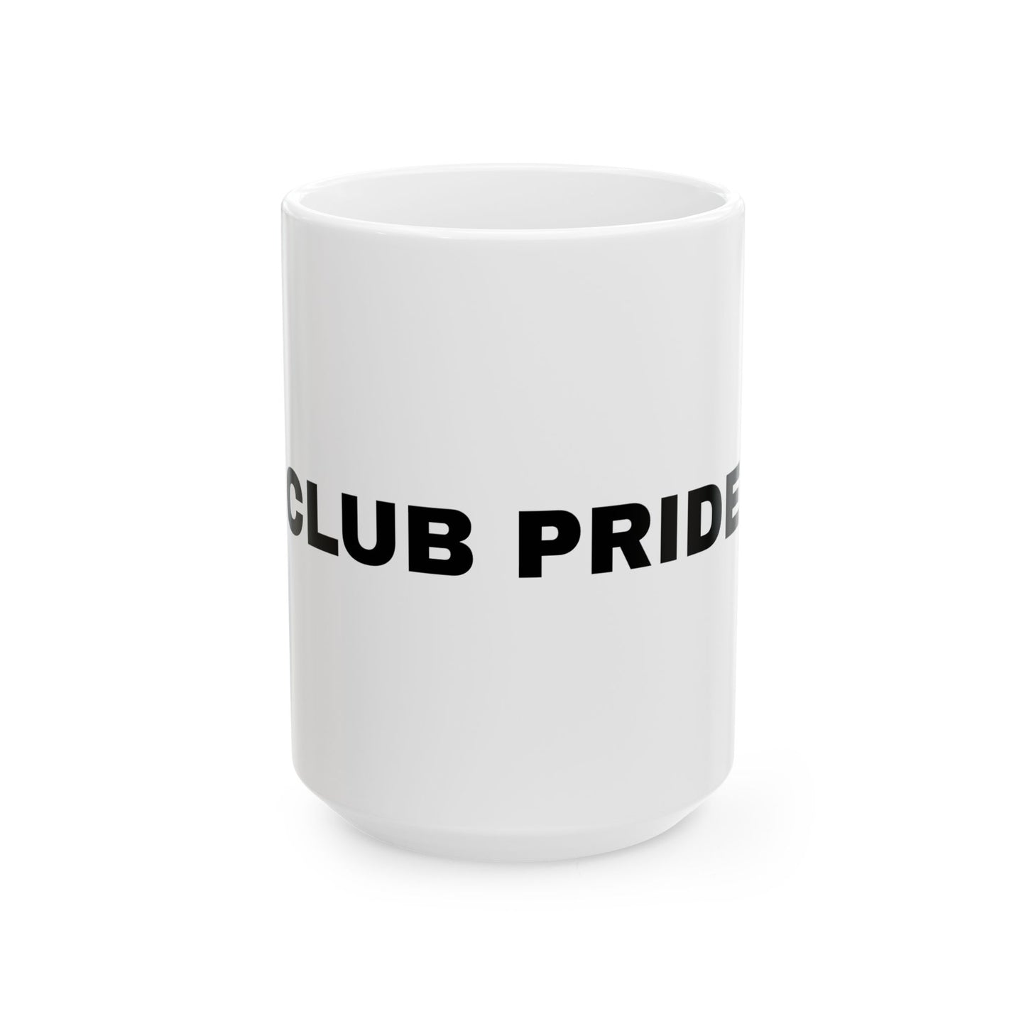 1. CLUB PRIDE Ceramic Mug, (15oz)