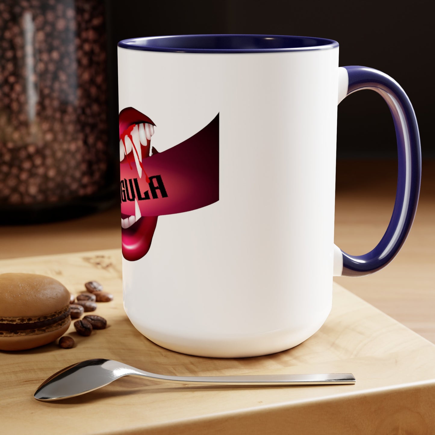 Fangula 1 Two-Tone Coffee Mugs, 15oz