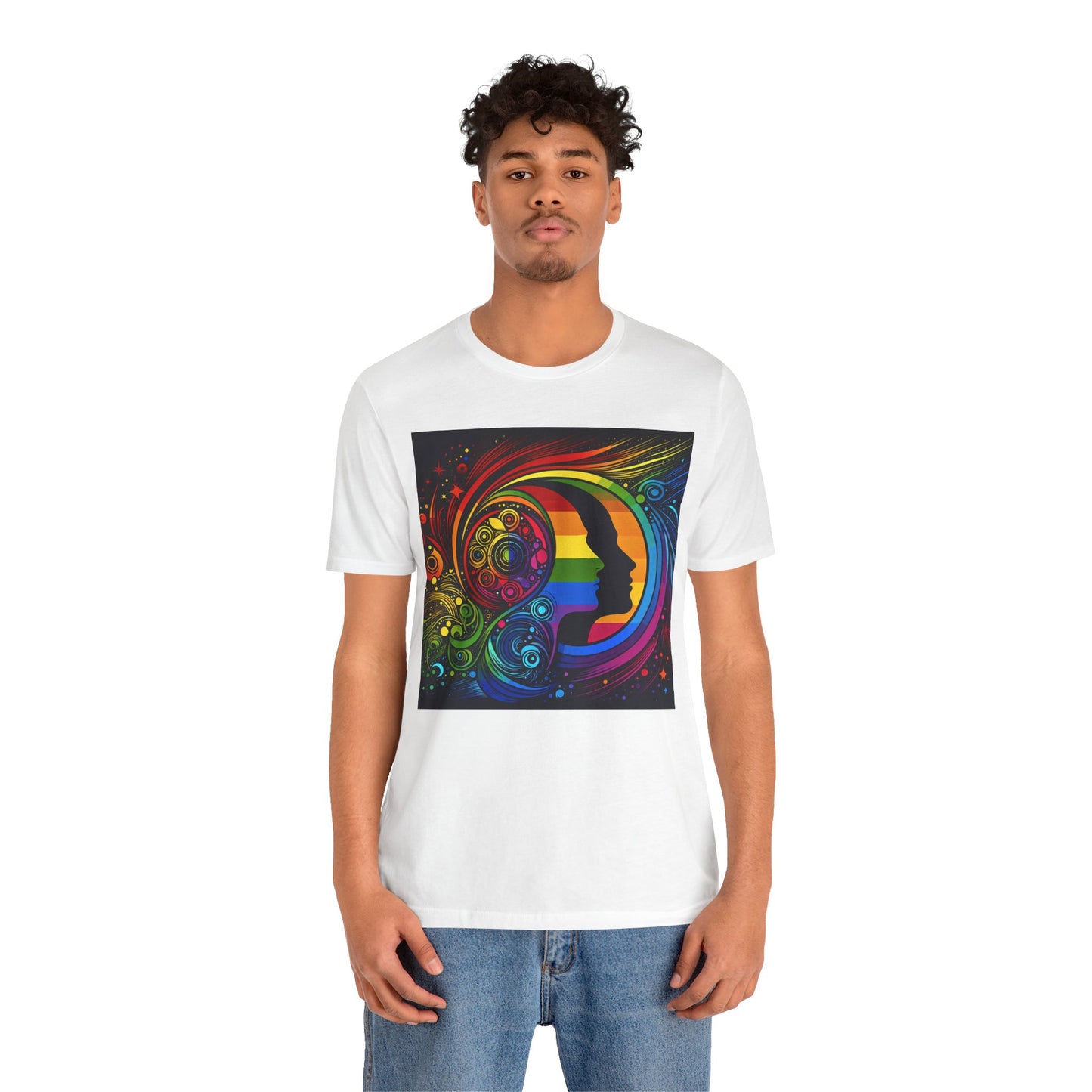 Colorful Love Unisex Short Sleeve Tee