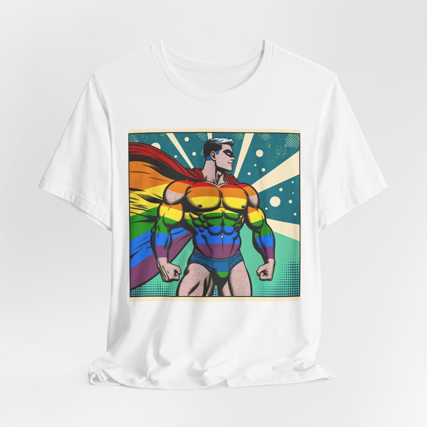 Gay Superhero Unisex Short Sleeve Tee