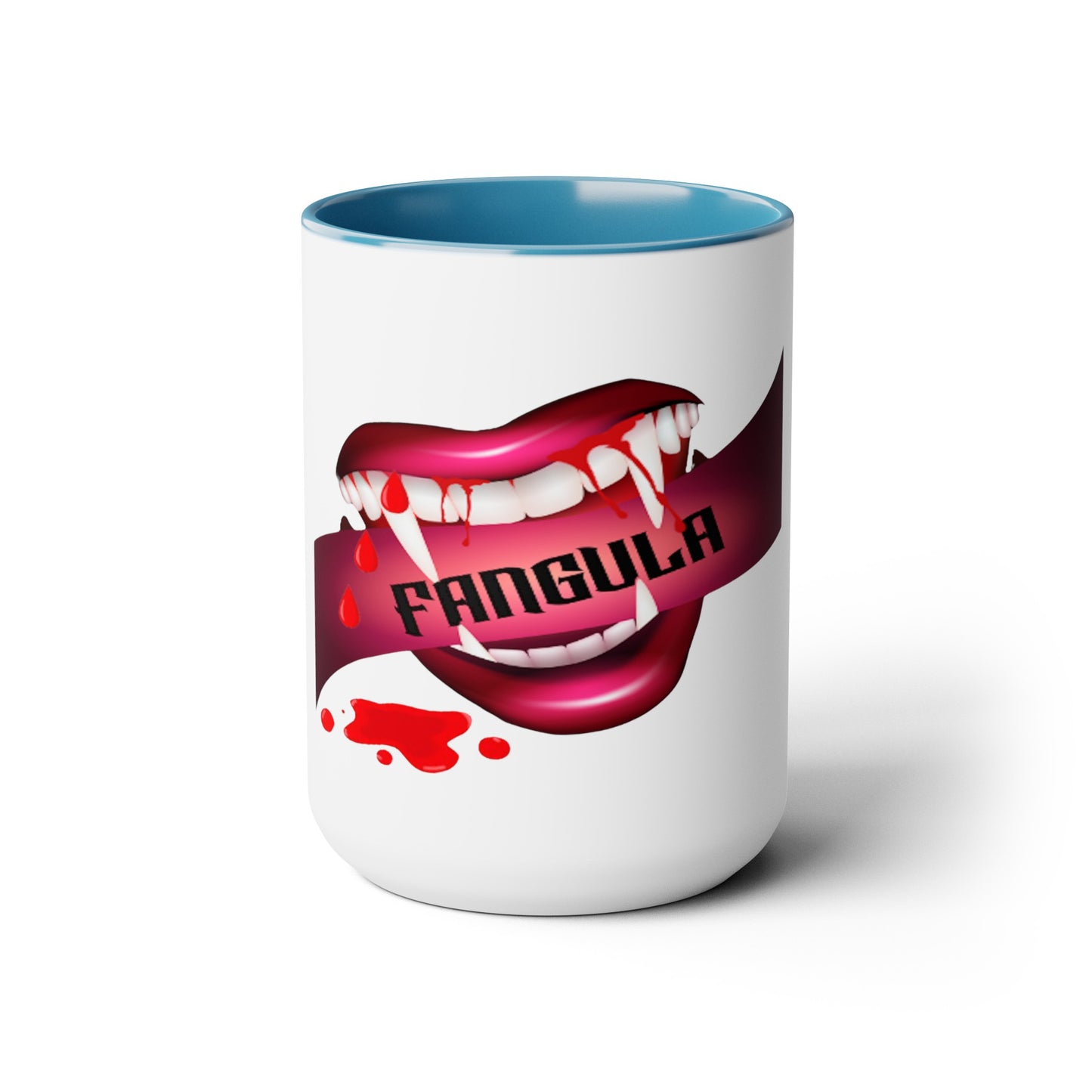 Fangula 1 Two-Tone Coffee Mugs, 15oz