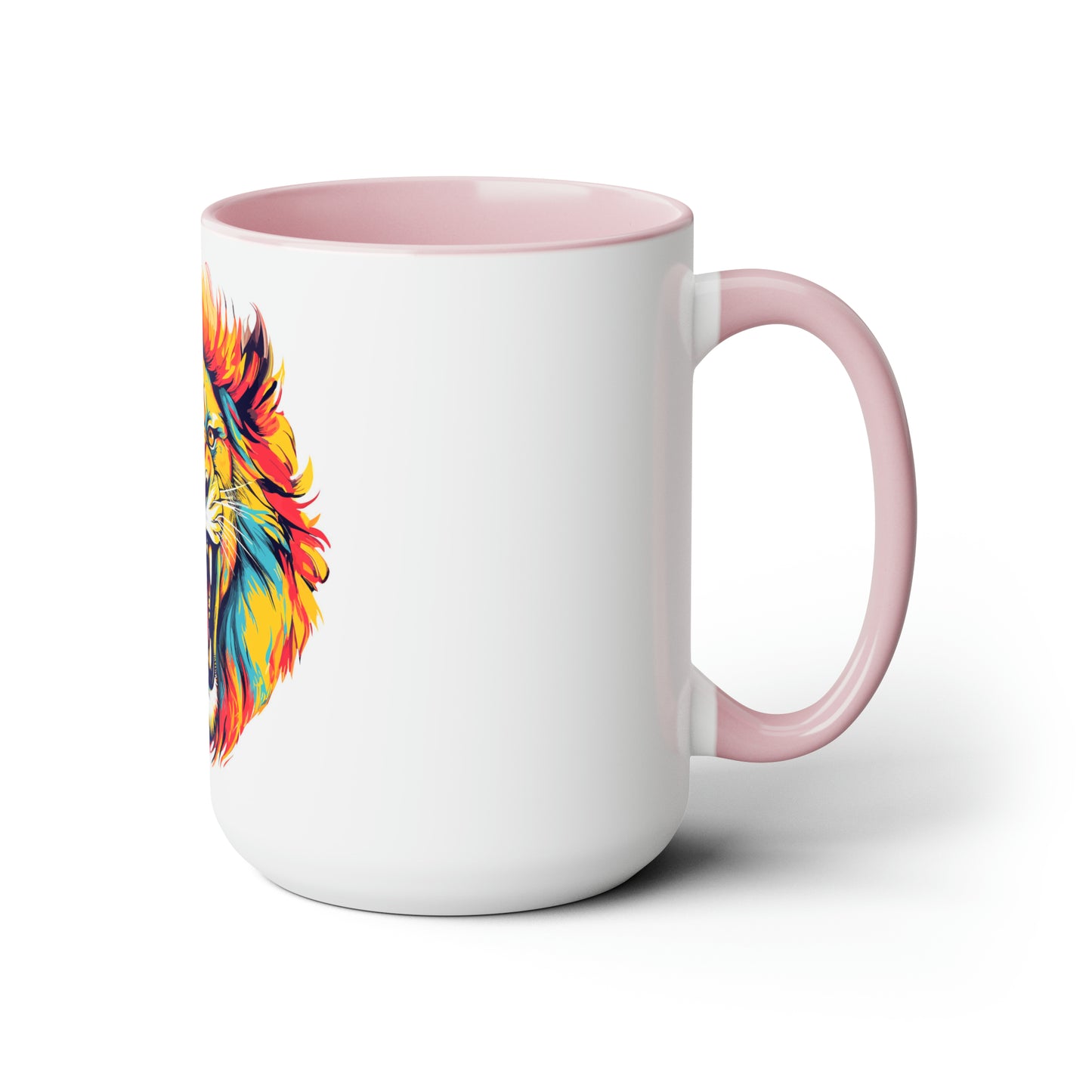 Lion PRIDE Two-Tone Coffee Mugs, 15oz