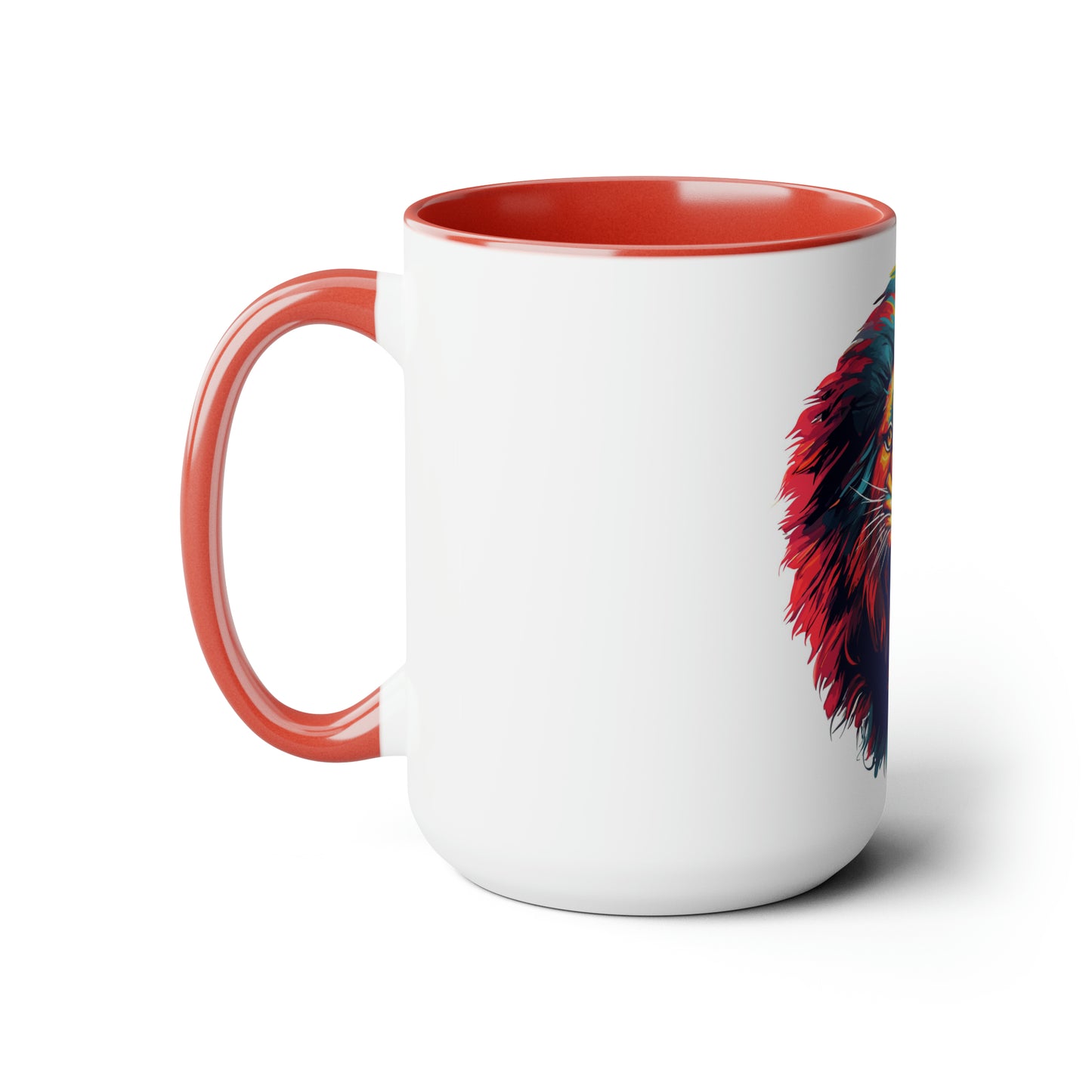 Lion PRIDE Two-Tone Coffee Mugs, 15oz