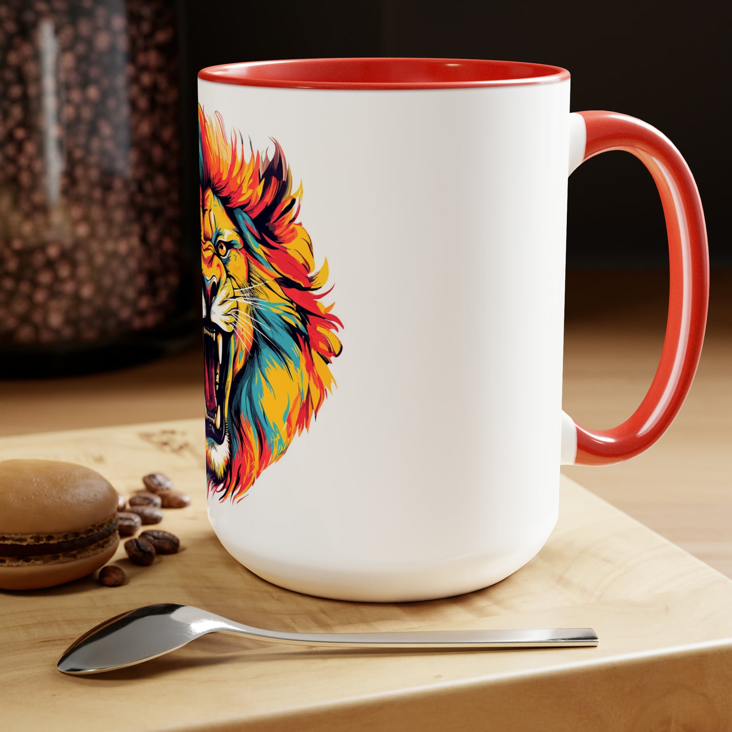 Lion PRIDE Two-Tone Coffee Mugs, 15oz
