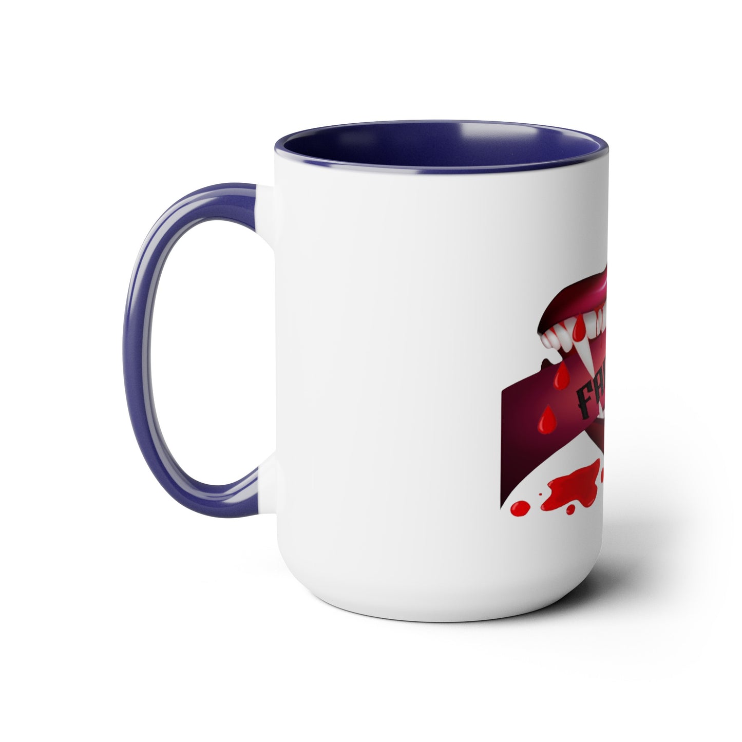 Fangula 1 Two-Tone Coffee Mugs, 15oz