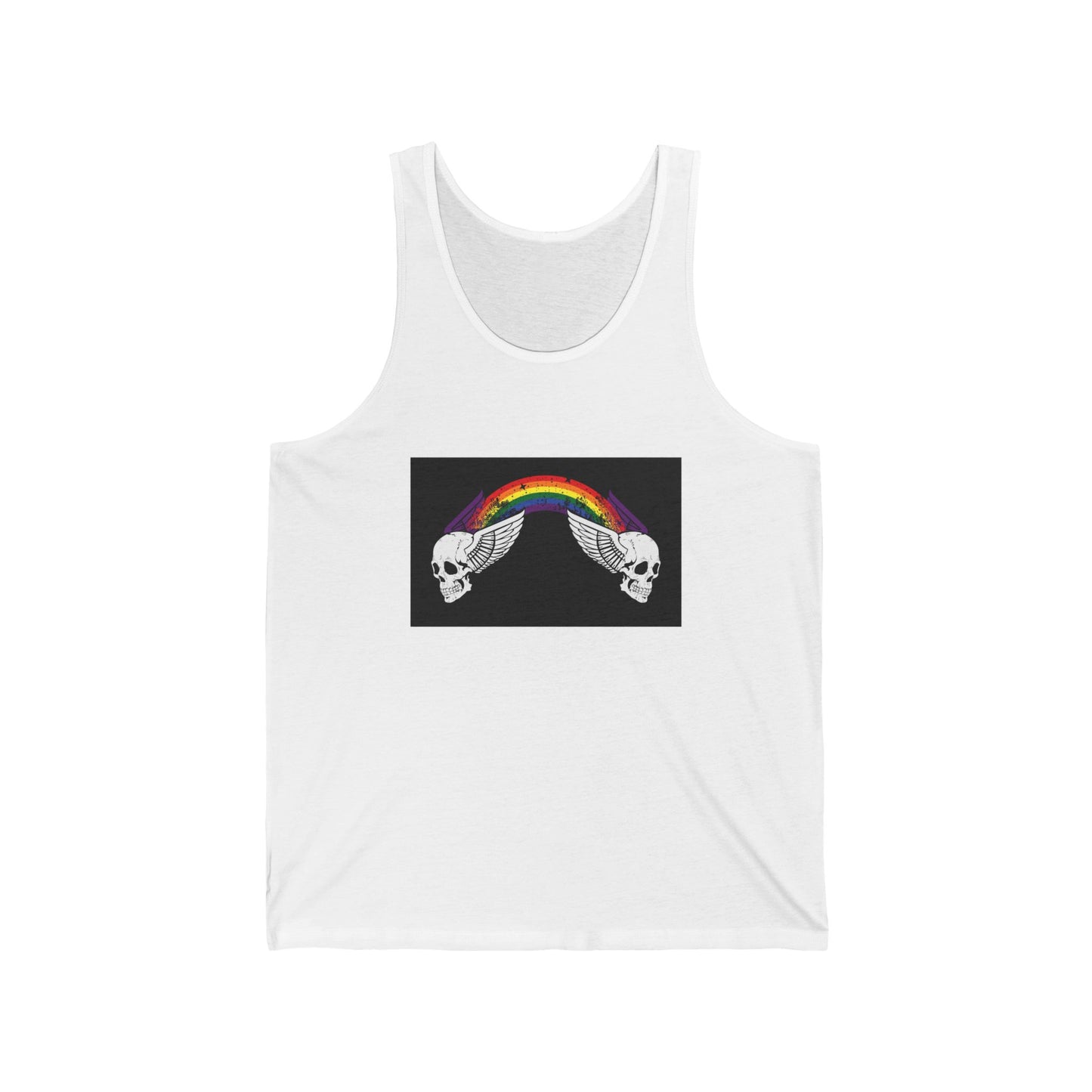 9C. Winged Skulls Unisex Jersey Tank