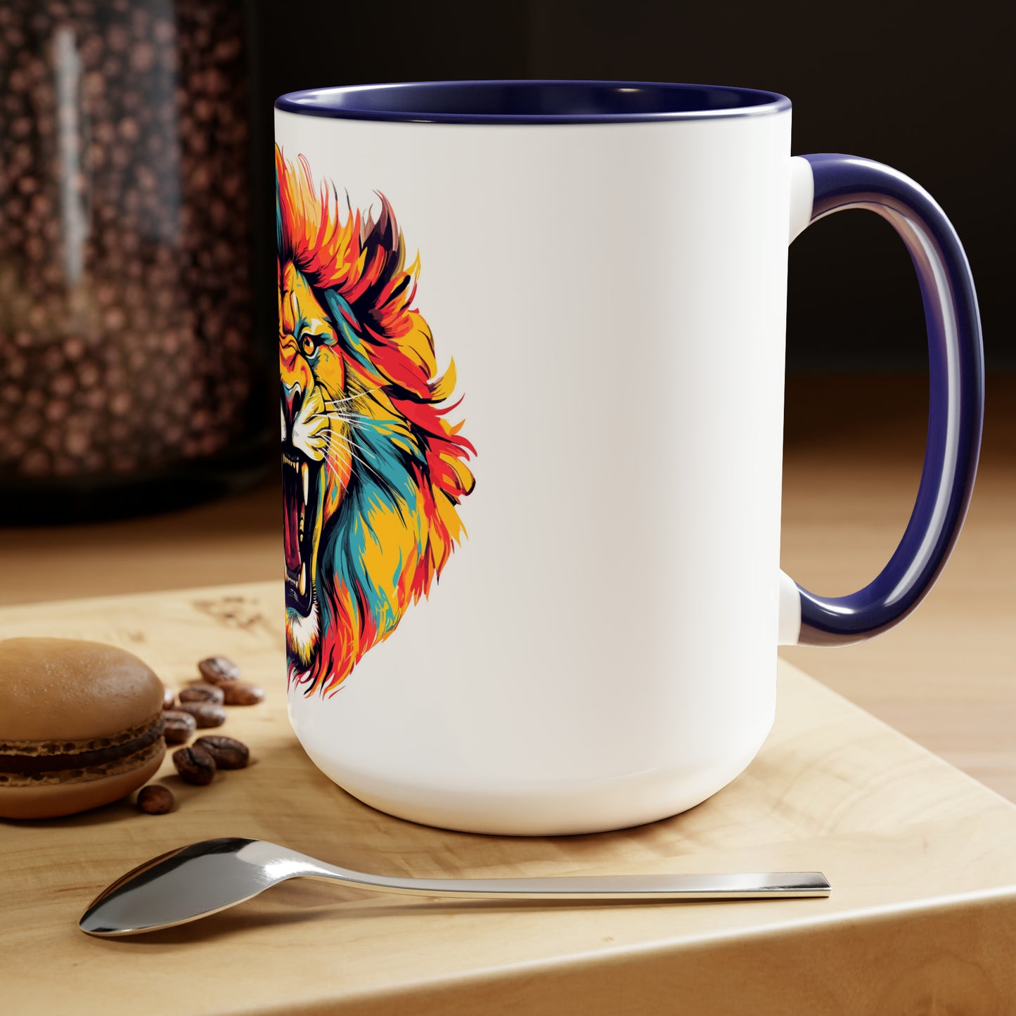 Lion PRIDE Two-Tone Coffee Mugs, 15oz