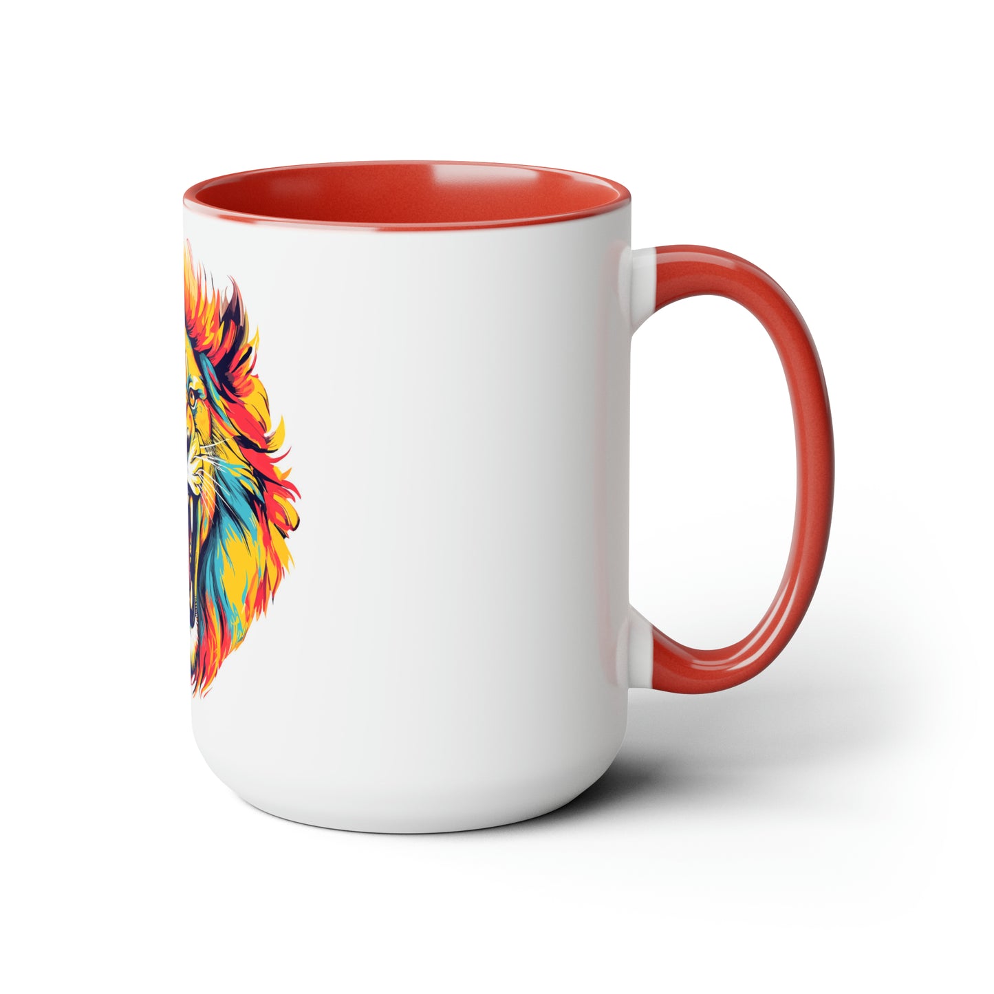 Lion PRIDE Two-Tone Coffee Mugs, 15oz
