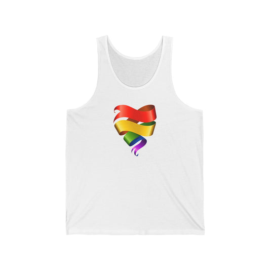 PRIDE Ribbon Unisex Jersey Tank