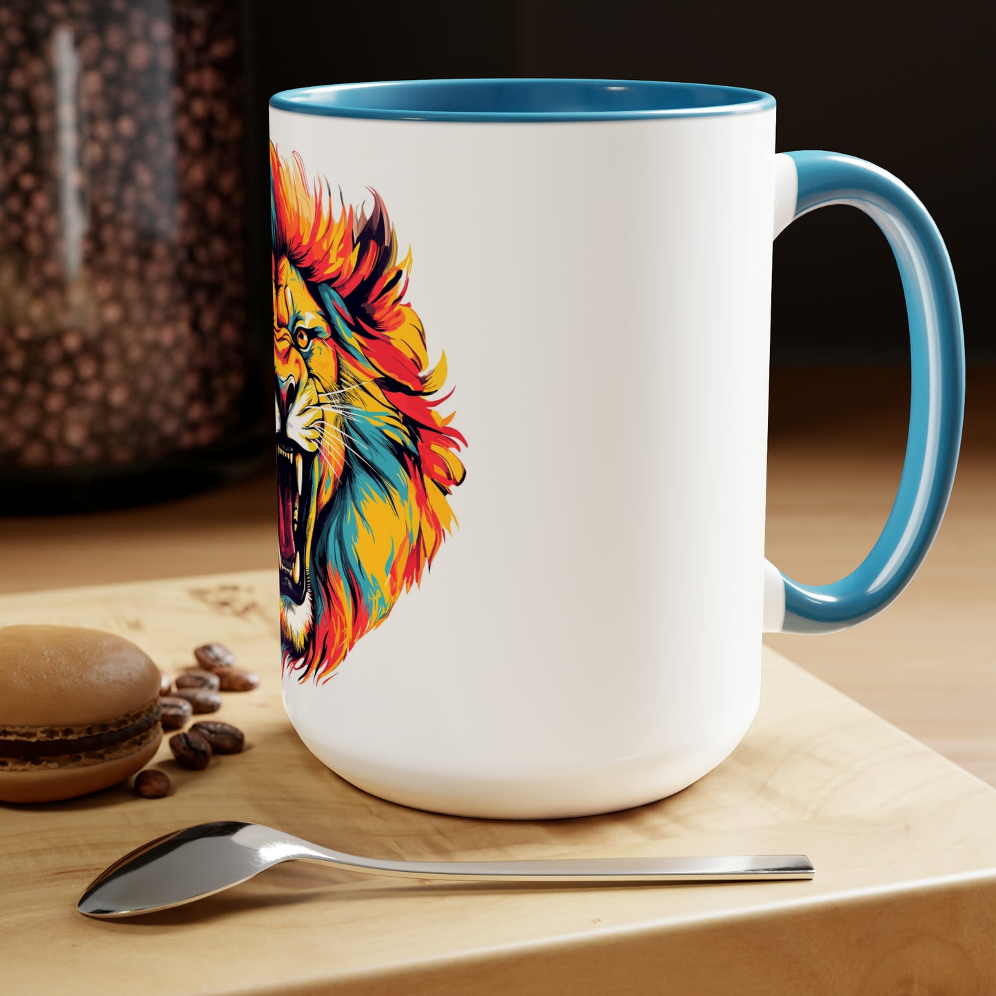 Lion PRIDE Two-Tone Coffee Mugs, 15oz