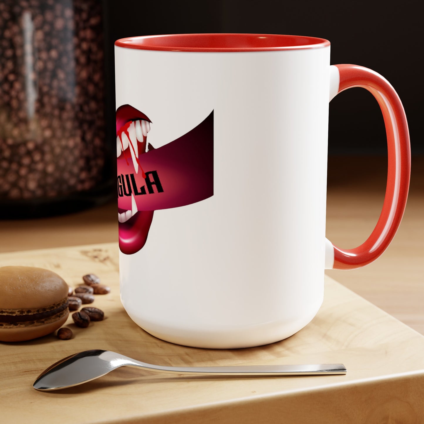 Fangula 1 Two-Tone Coffee Mugs, 15oz