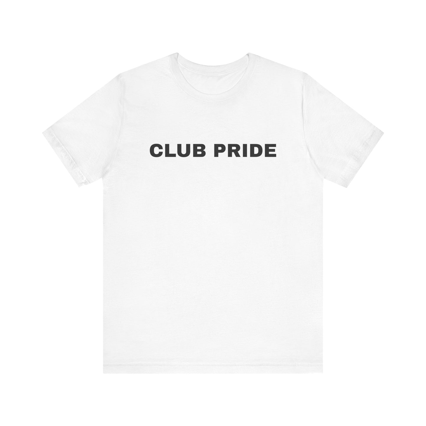 1. CLUB PRIDE Unisex Short Sleeve Tee