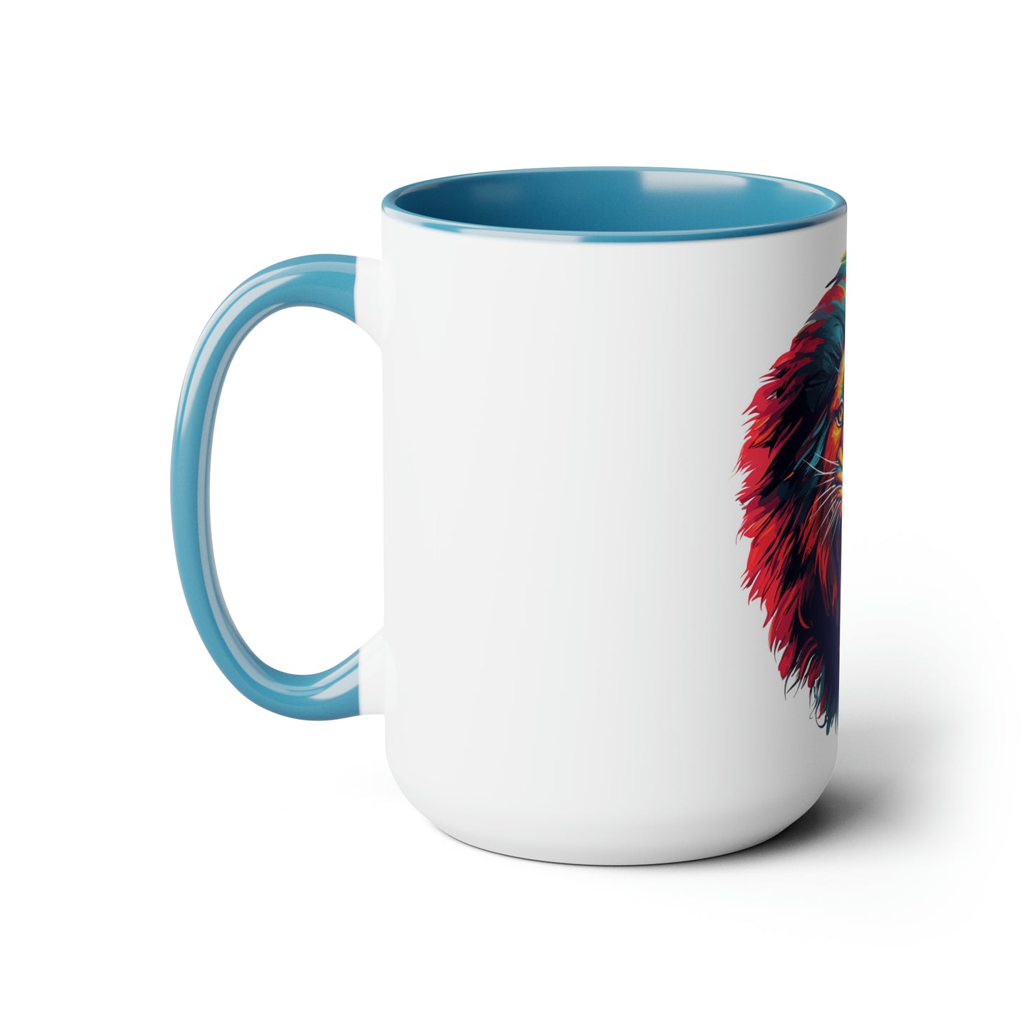 Lion PRIDE Two-Tone Coffee Mugs, 15oz