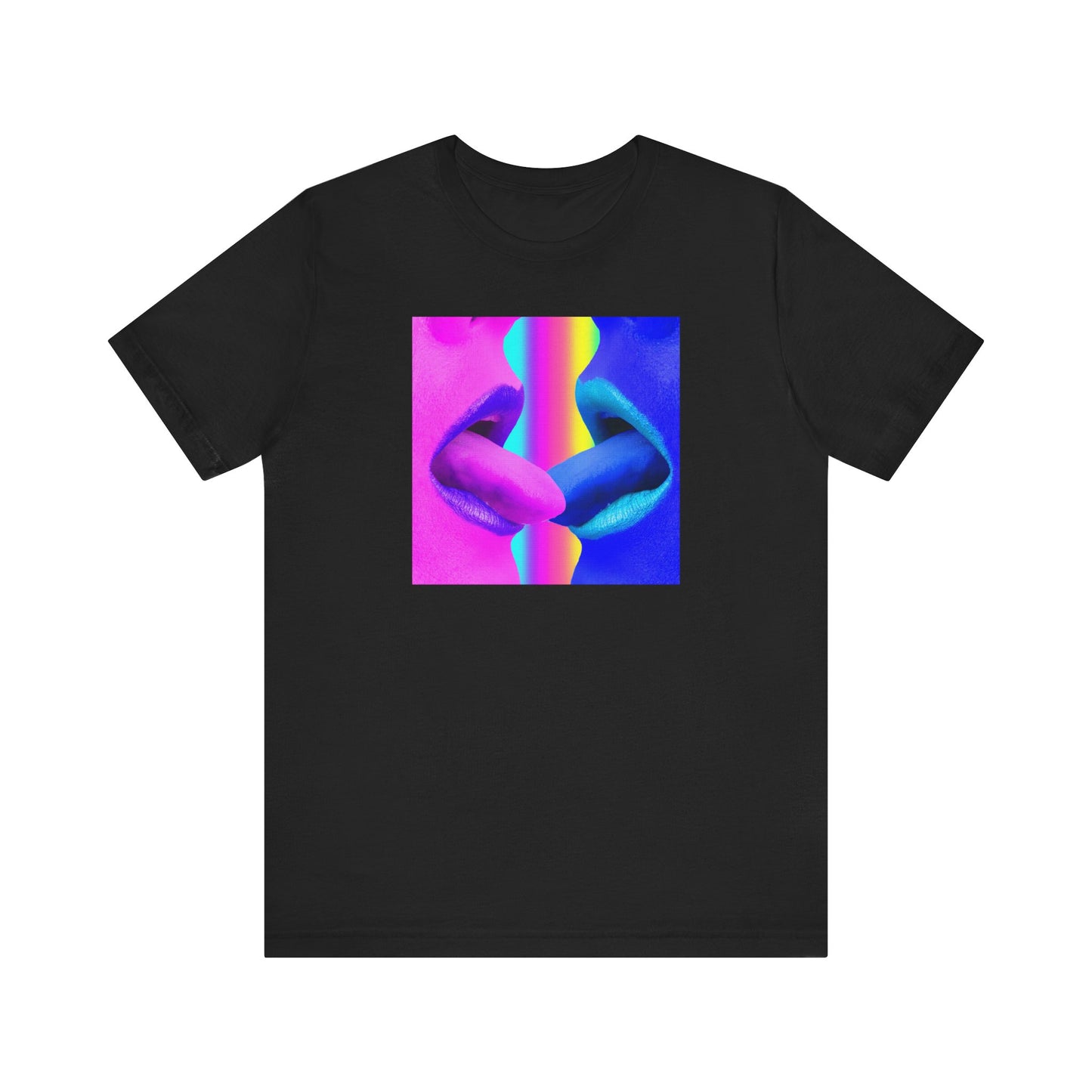 Neon Kiss Unisex Short Sleeve Tee