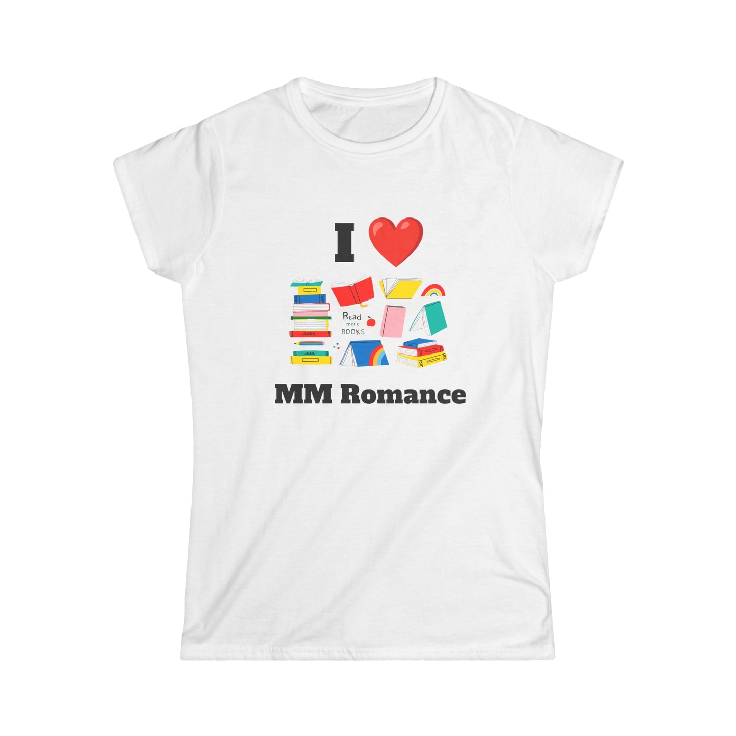 Women's MM Romance Tee (Serif font)