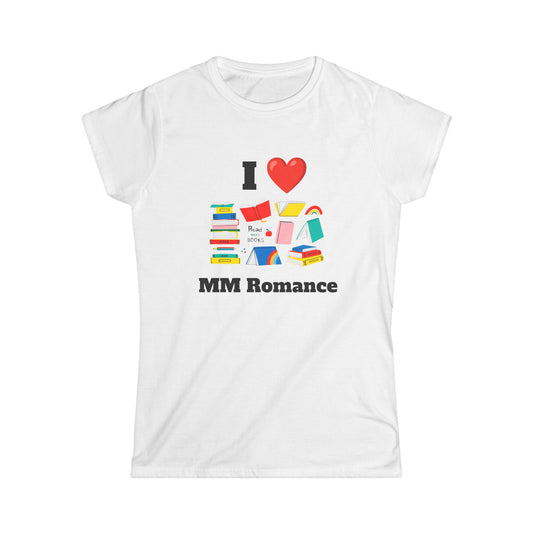 Women's MM Romance Tee (Serif font)