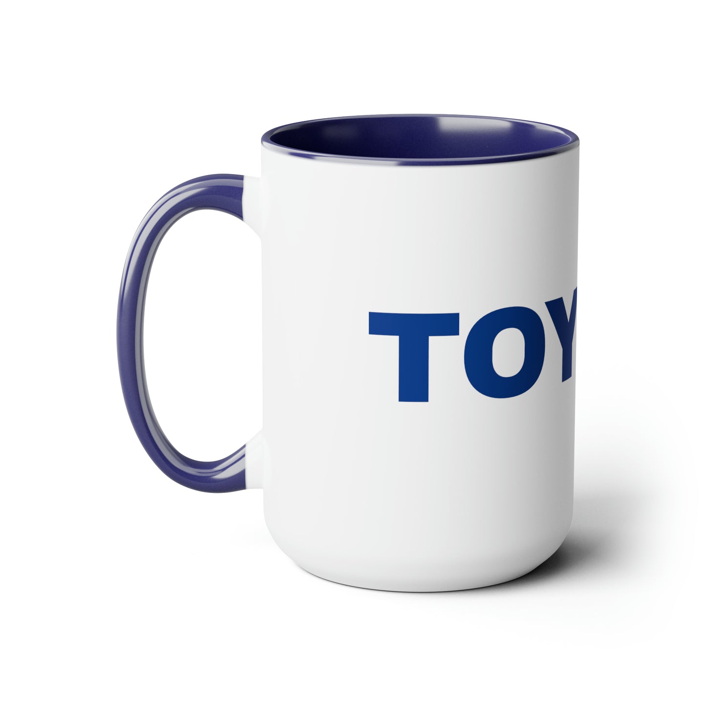 Two-Tone Coffee Mugs, 15oz - TOY BOY (Blue)