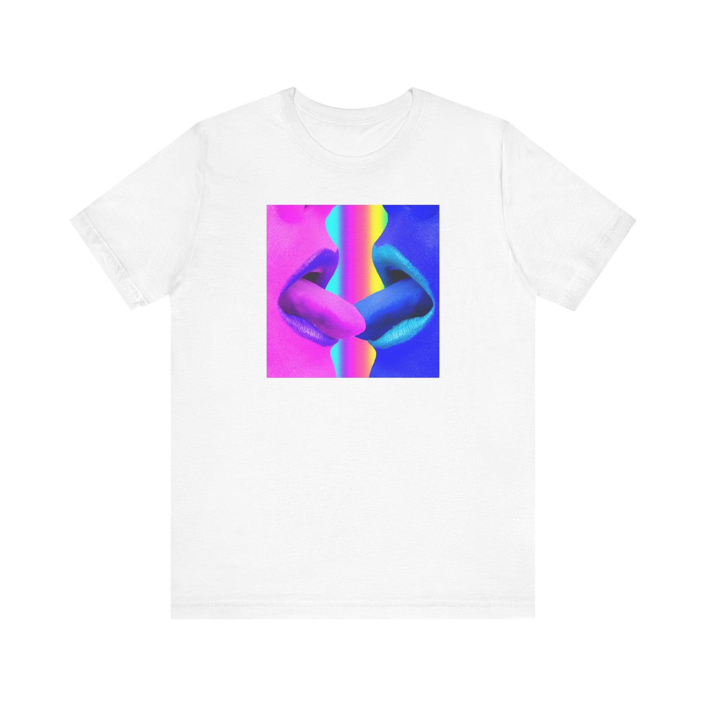 Neon Kiss Unisex Short Sleeve Tee