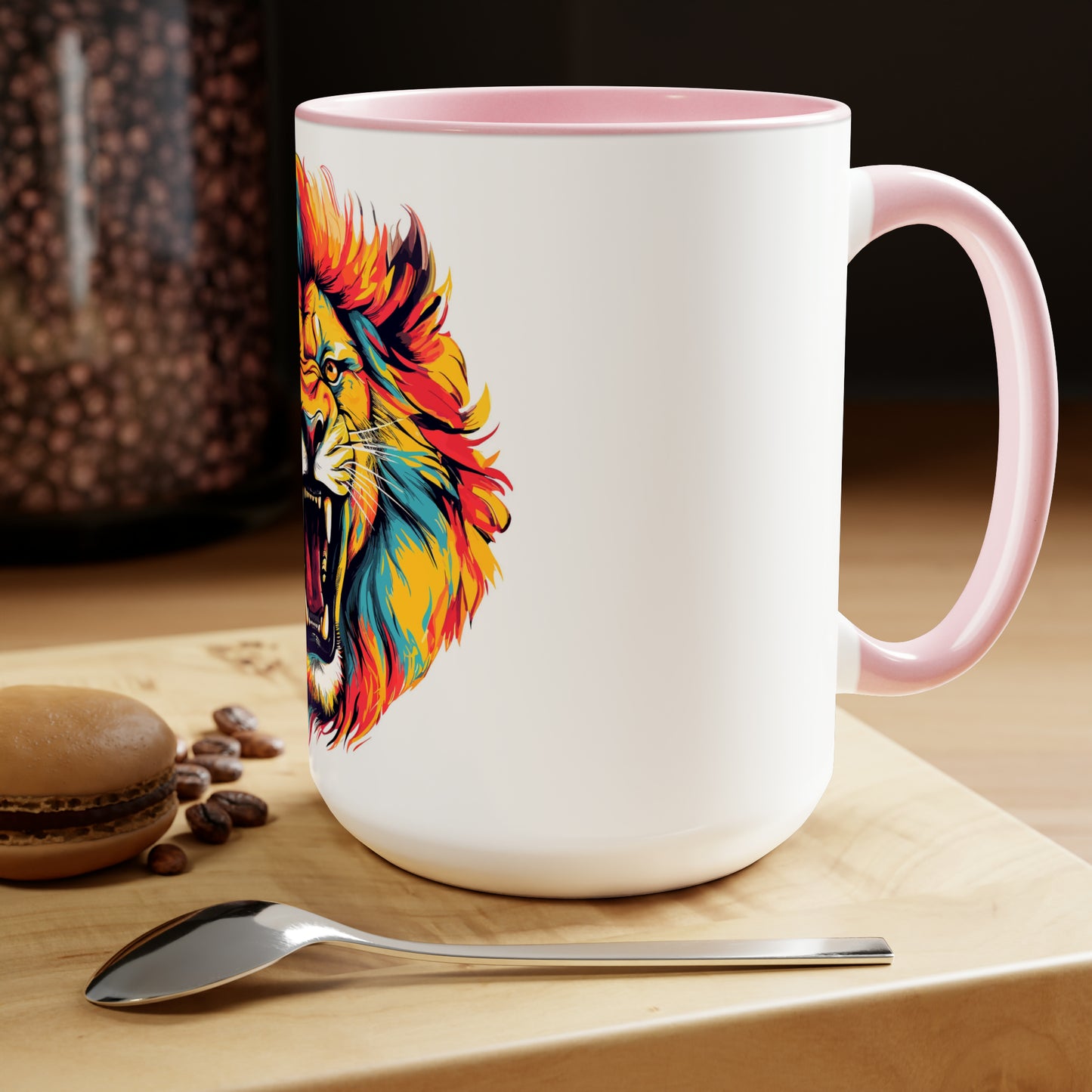 Lion PRIDE Two-Tone Coffee Mugs, 15oz