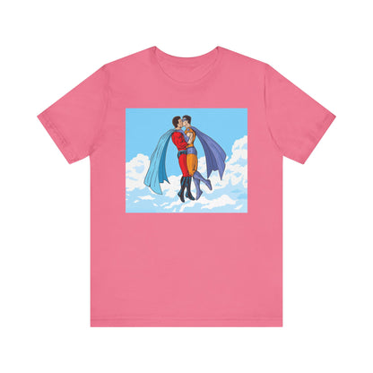 A Kiss in the Sky Unisex Jersey Short Sleeve Tee