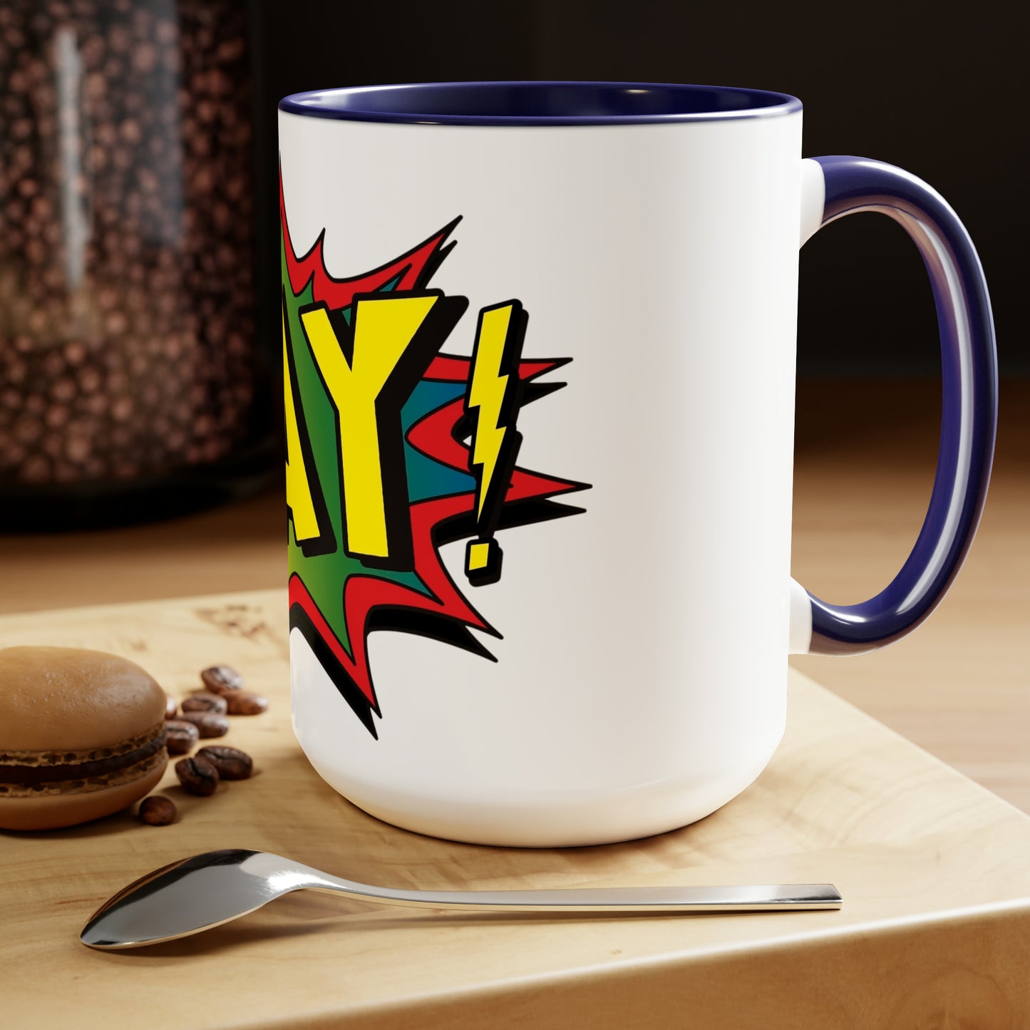 GAY! Two-Tone Coffee Mugs, 15oz