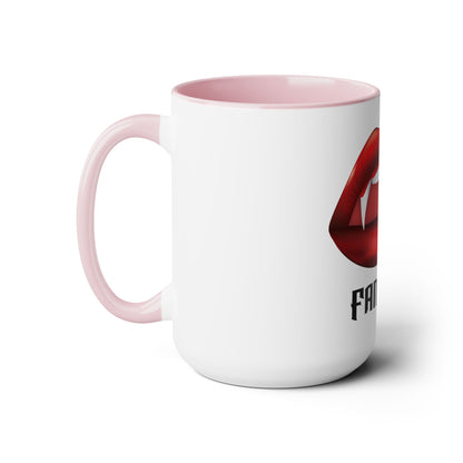 Fangula 3 Two-Tone Coffee Mugs, 15oz