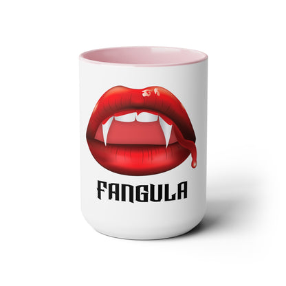 Fangula 3 Two-Tone Coffee Mugs, 15oz