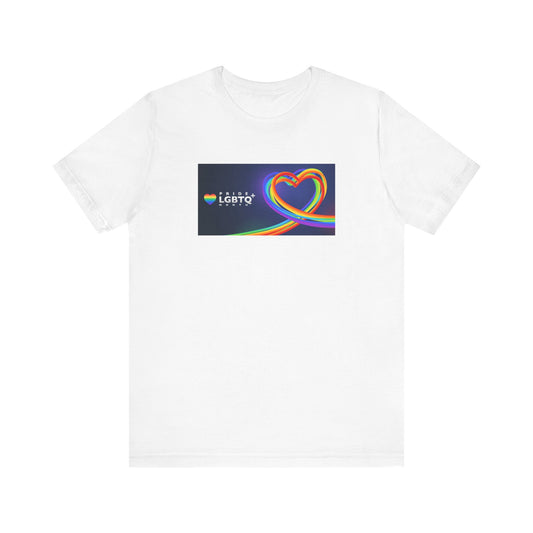 Neon Heart Unisex Jersey Short Sleeve Tee