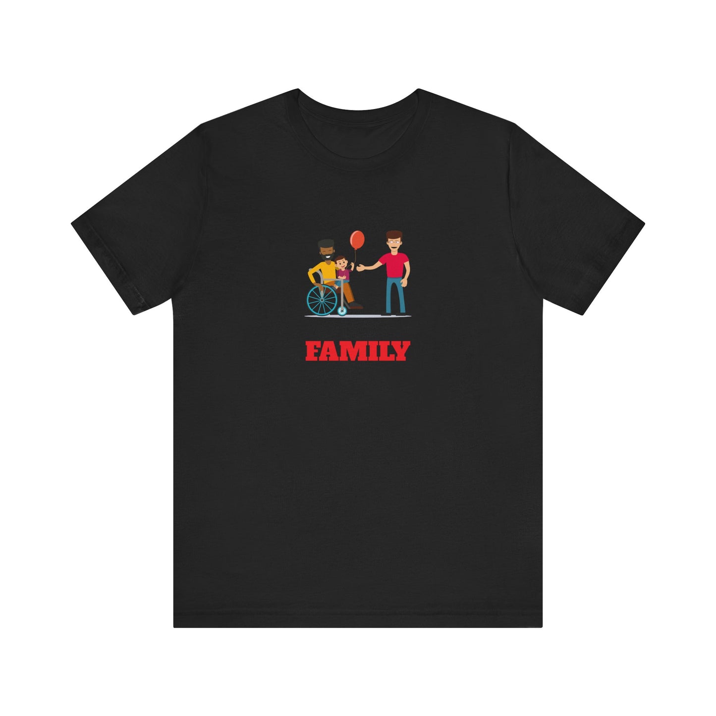 Gay Family (Red) Unisex Jersey Short Sleeve Tee