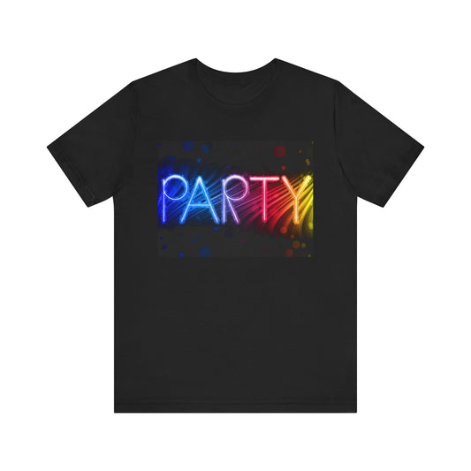 3. PARTY Unisex Jersey Short Sleeve Tee