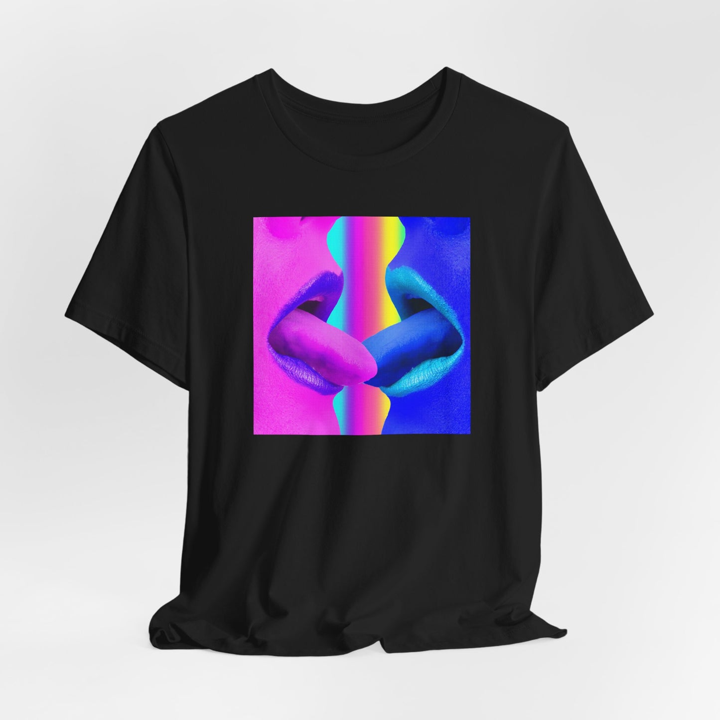 Neon Kiss Unisex Short Sleeve Tee