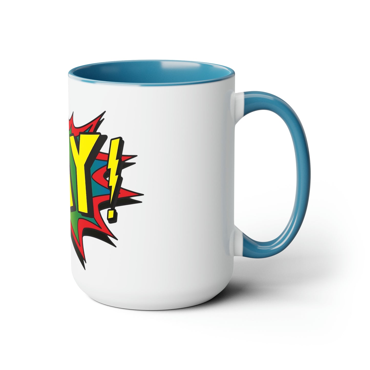 GAY! Two-Tone Coffee Mugs, 15oz