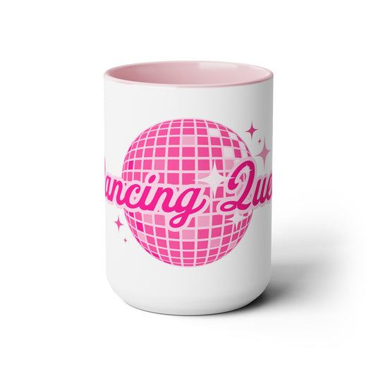 Dancing Queen Two-Tone Coffee Mugs, 15oz